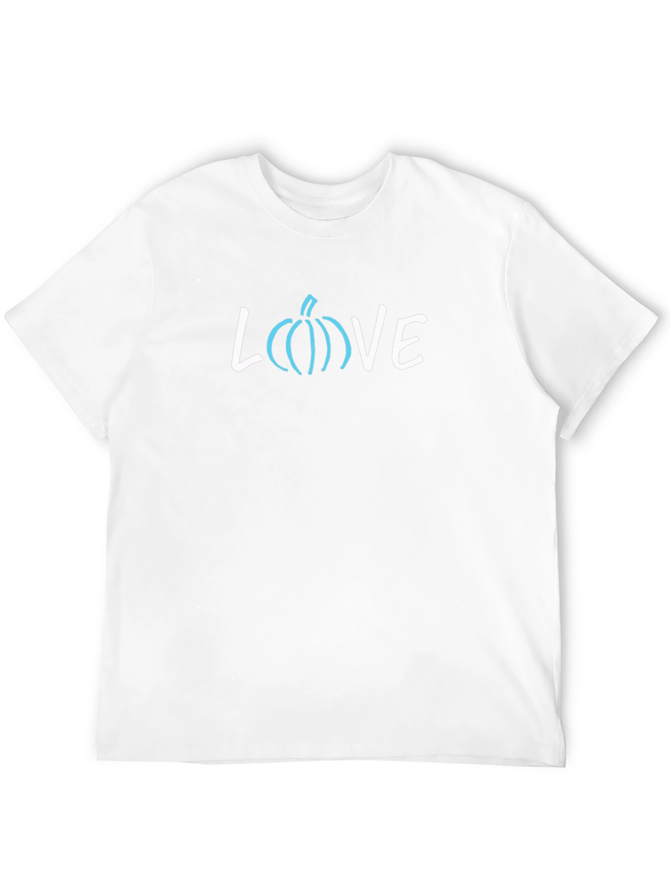 LOVE Pumpkin Graphic Tee - Black Cotton Shirt