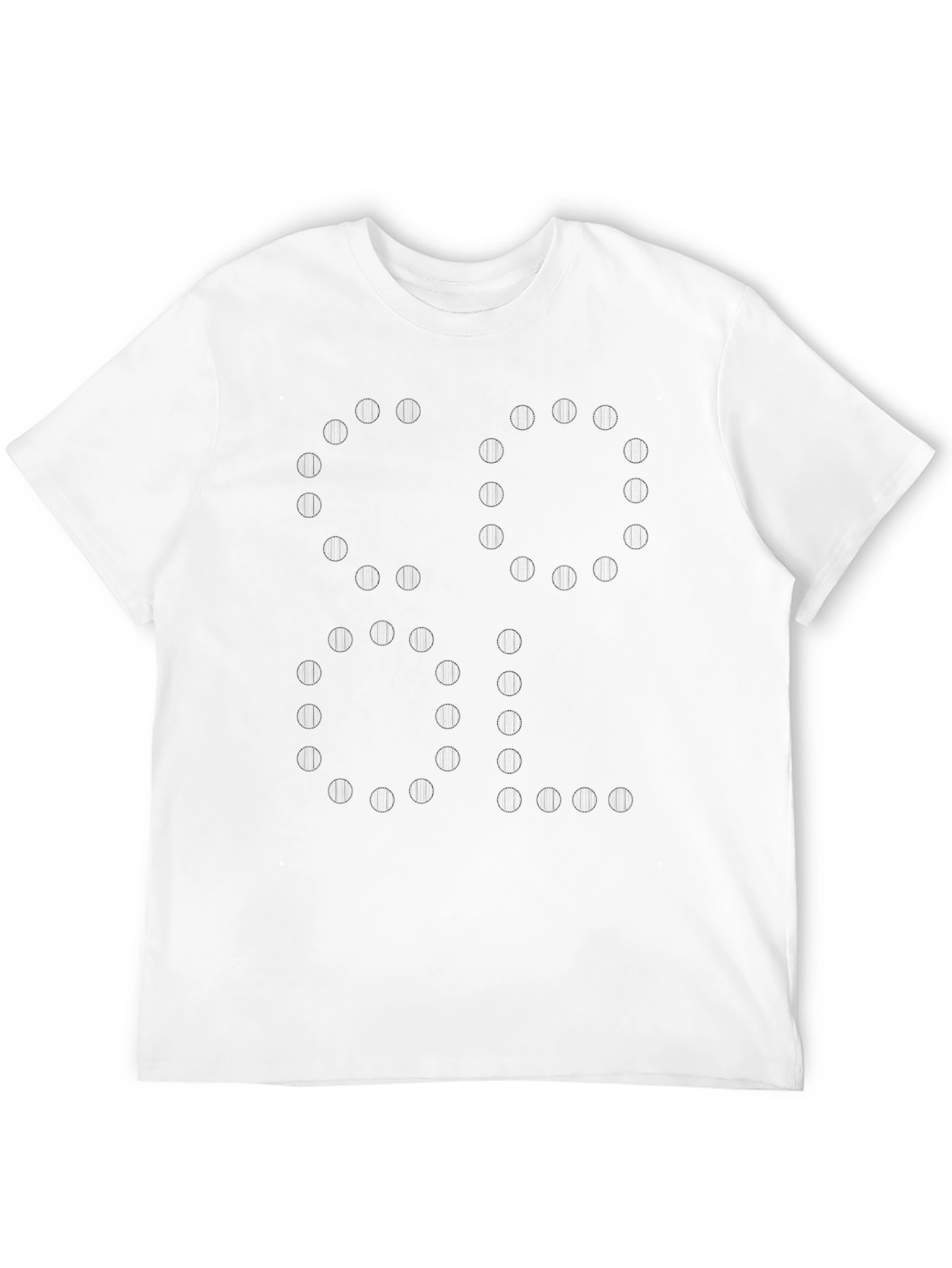 Mens Graphic Tee - Unique Circle Design