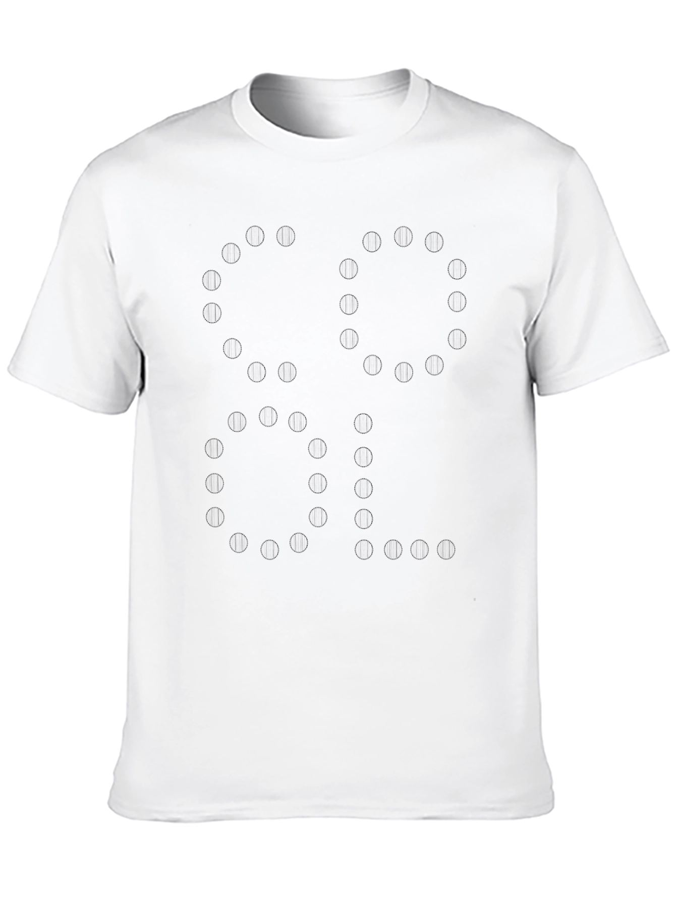 Mens Graphic Tee - Unique Circle Design