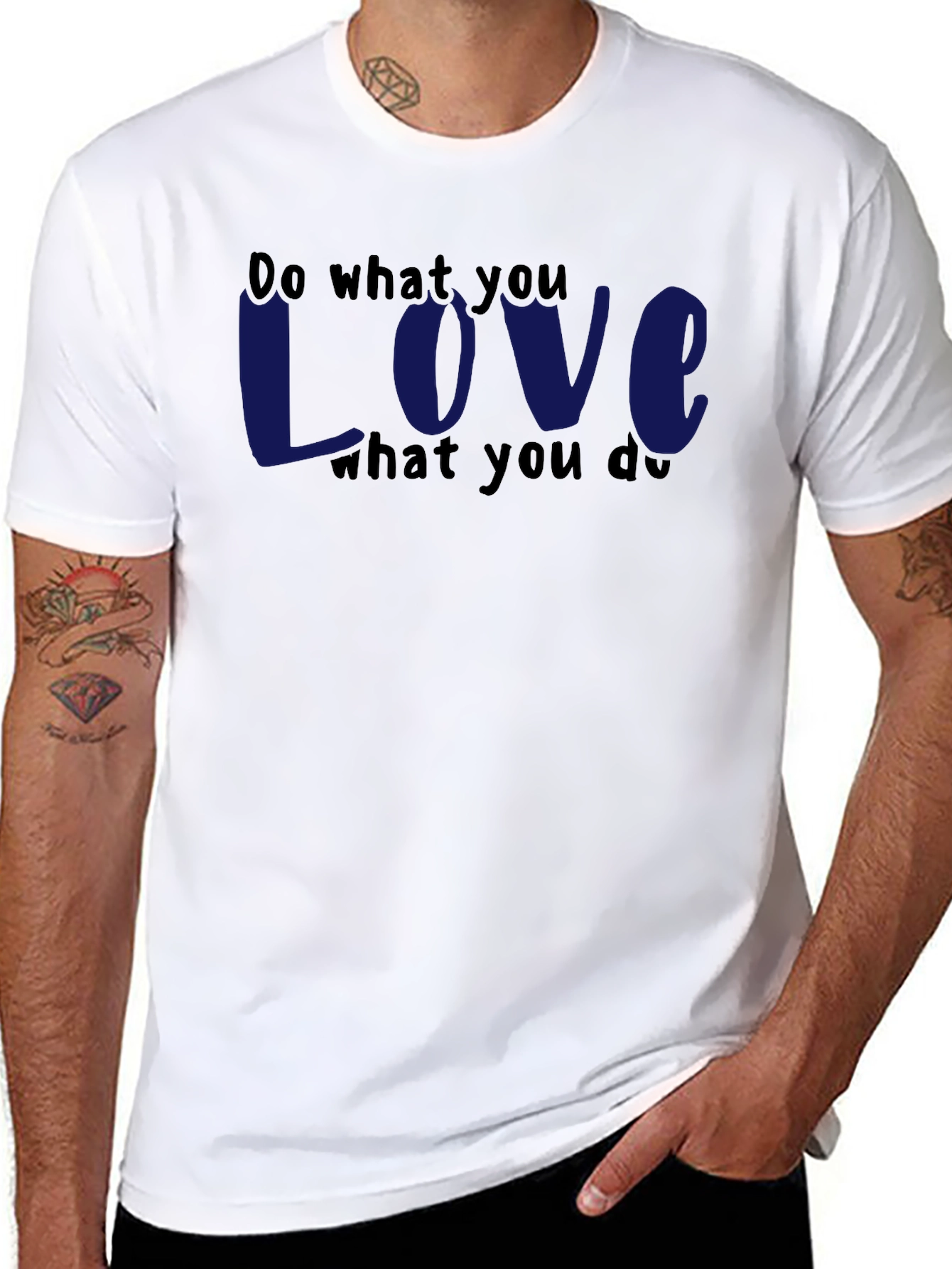 Do What You Love Graphic Tee - Black