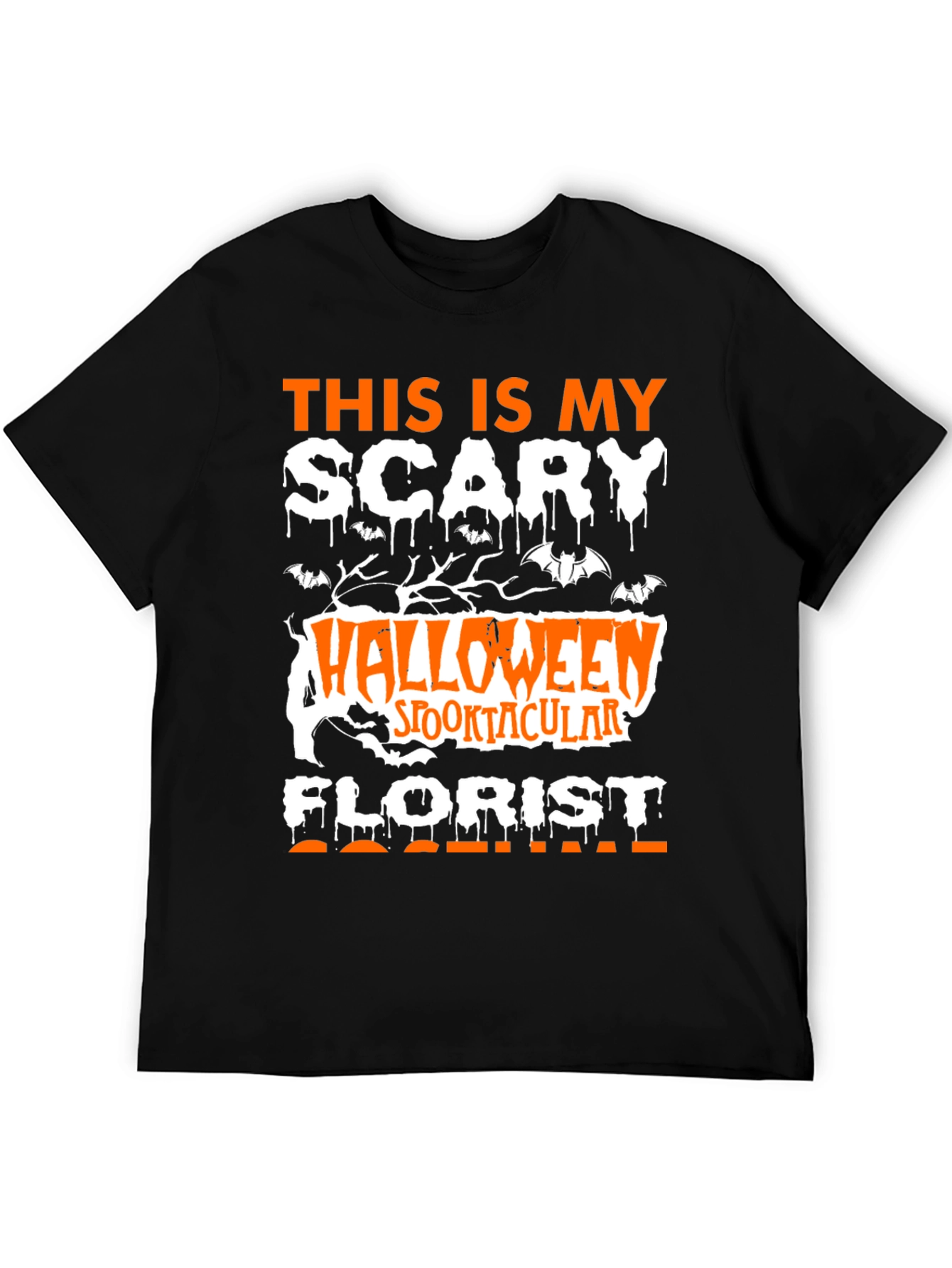 Scary Halloween Florist T-Shirt