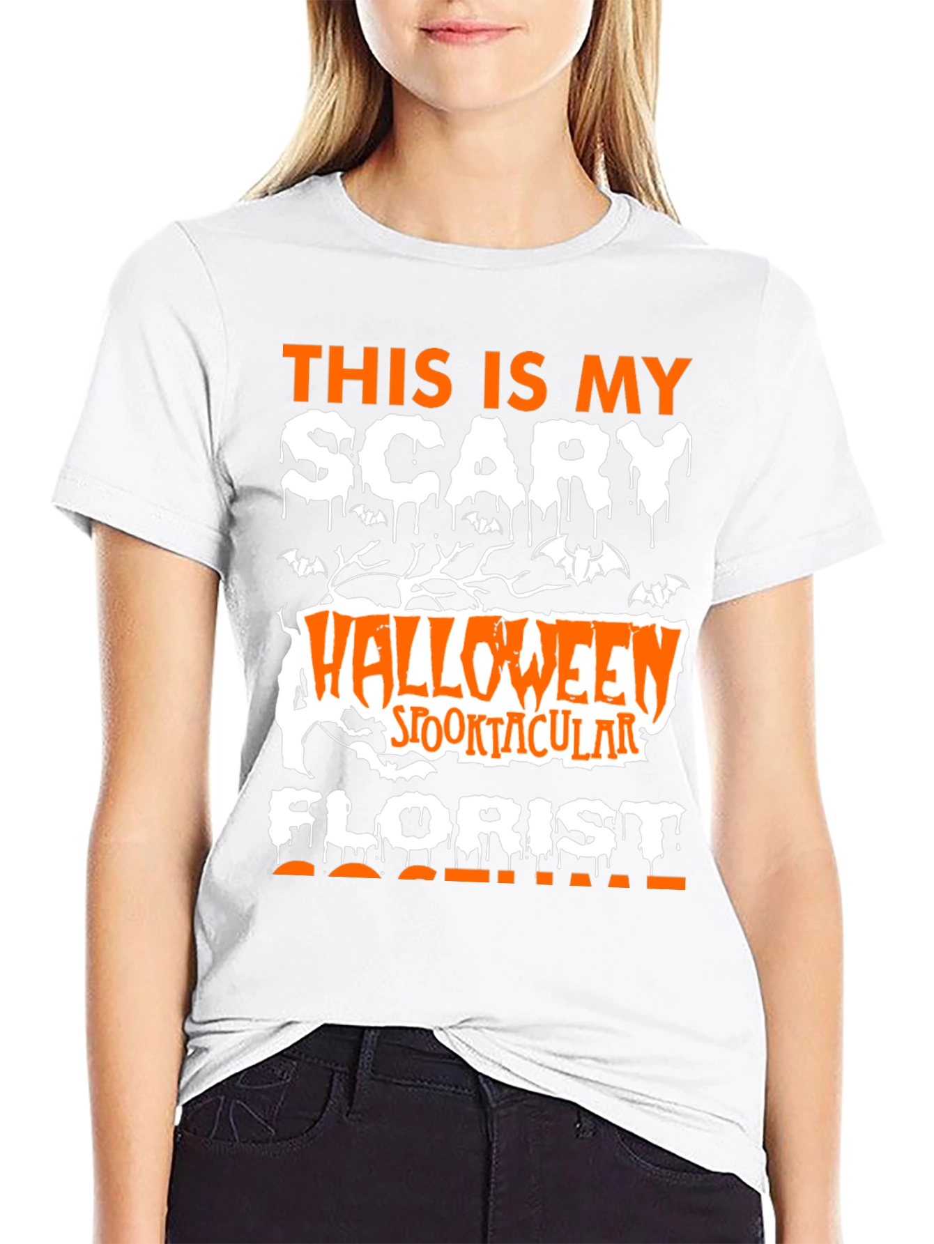 Scary Halloween Florist T-Shirt