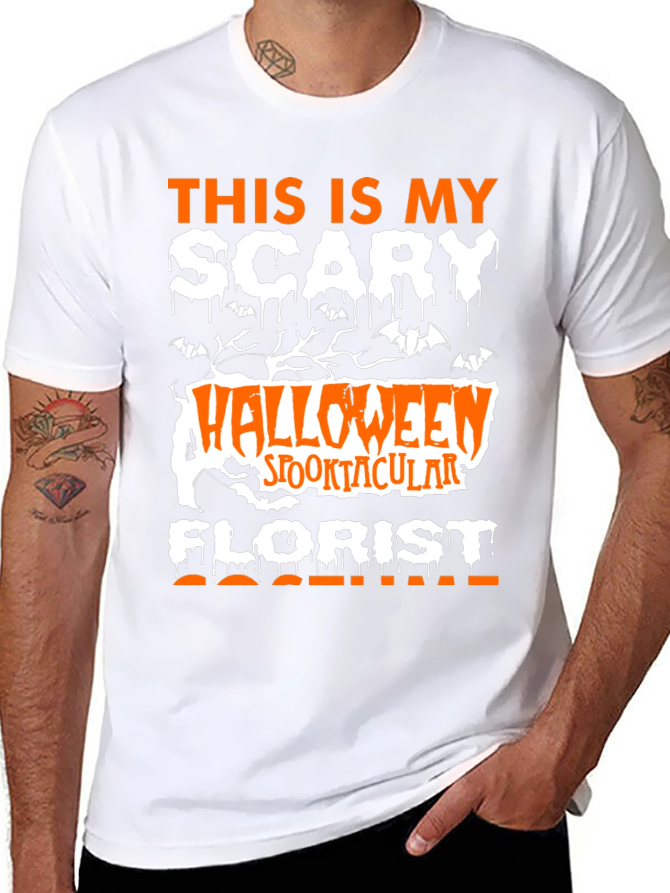 Scary Halloween Florist T-Shirt