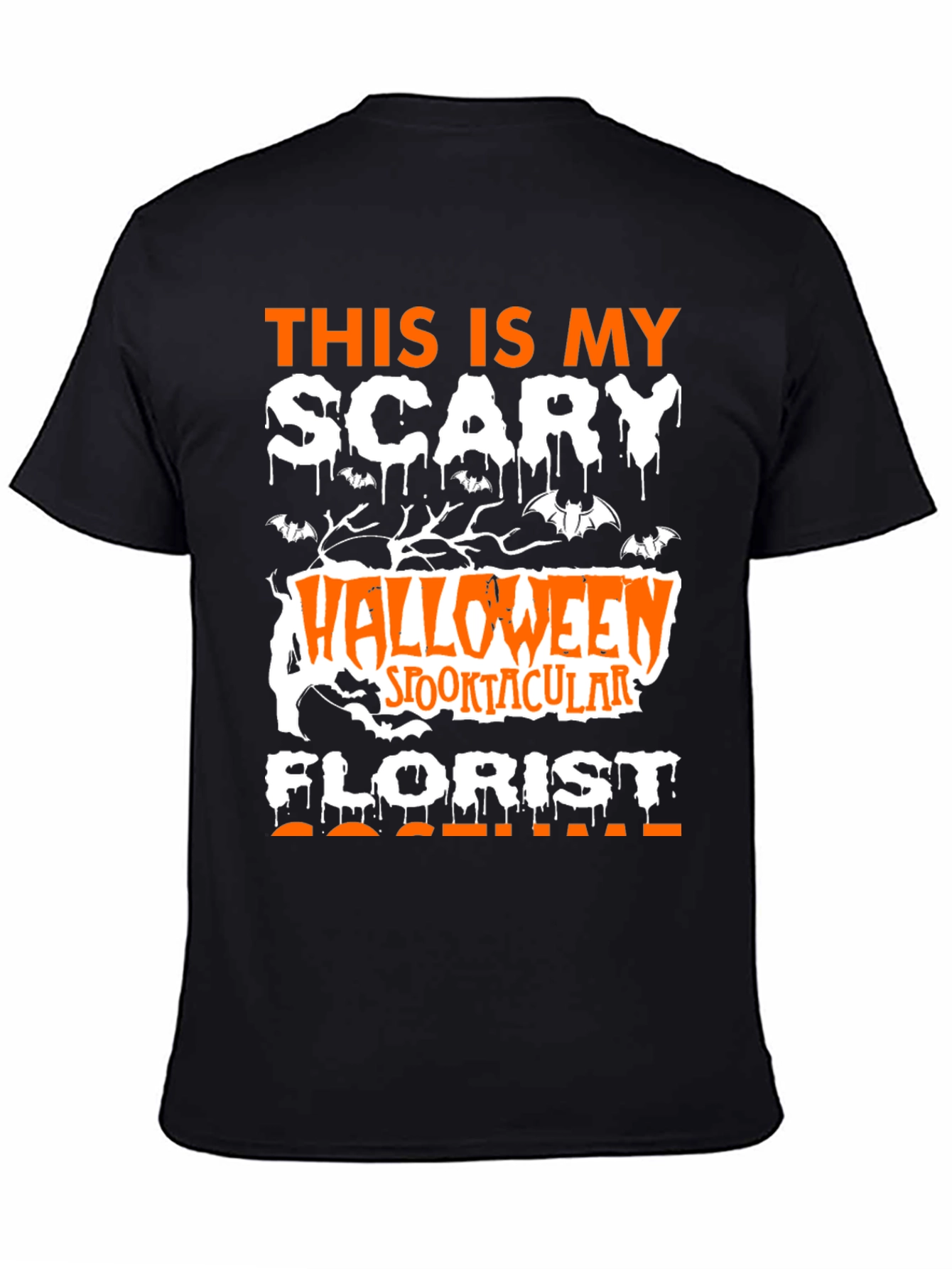Scary Halloween Florist T-Shirt