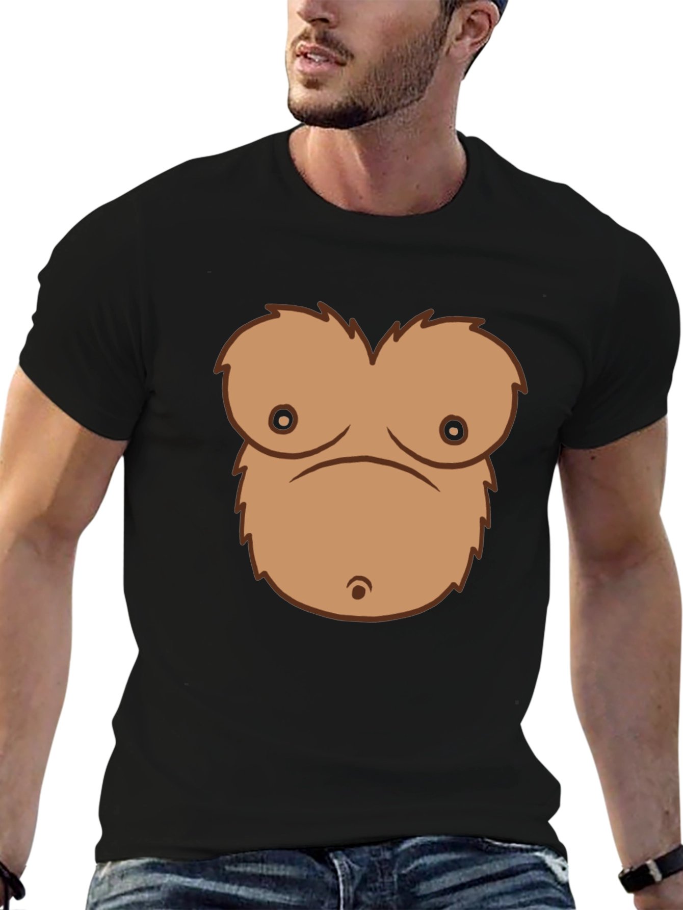 Funny Man Boobs T-Shirt - Gag Gift Tee