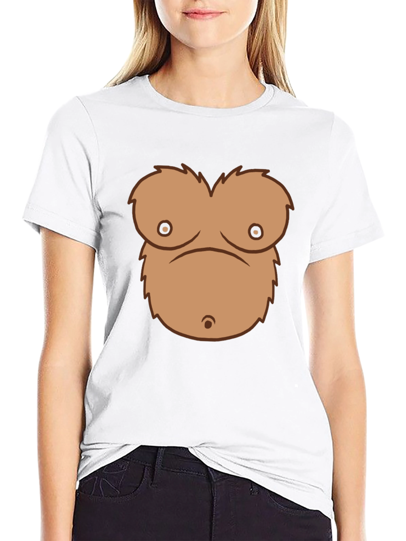 Funny Man Boobs T-Shirt - Gag Gift Tee