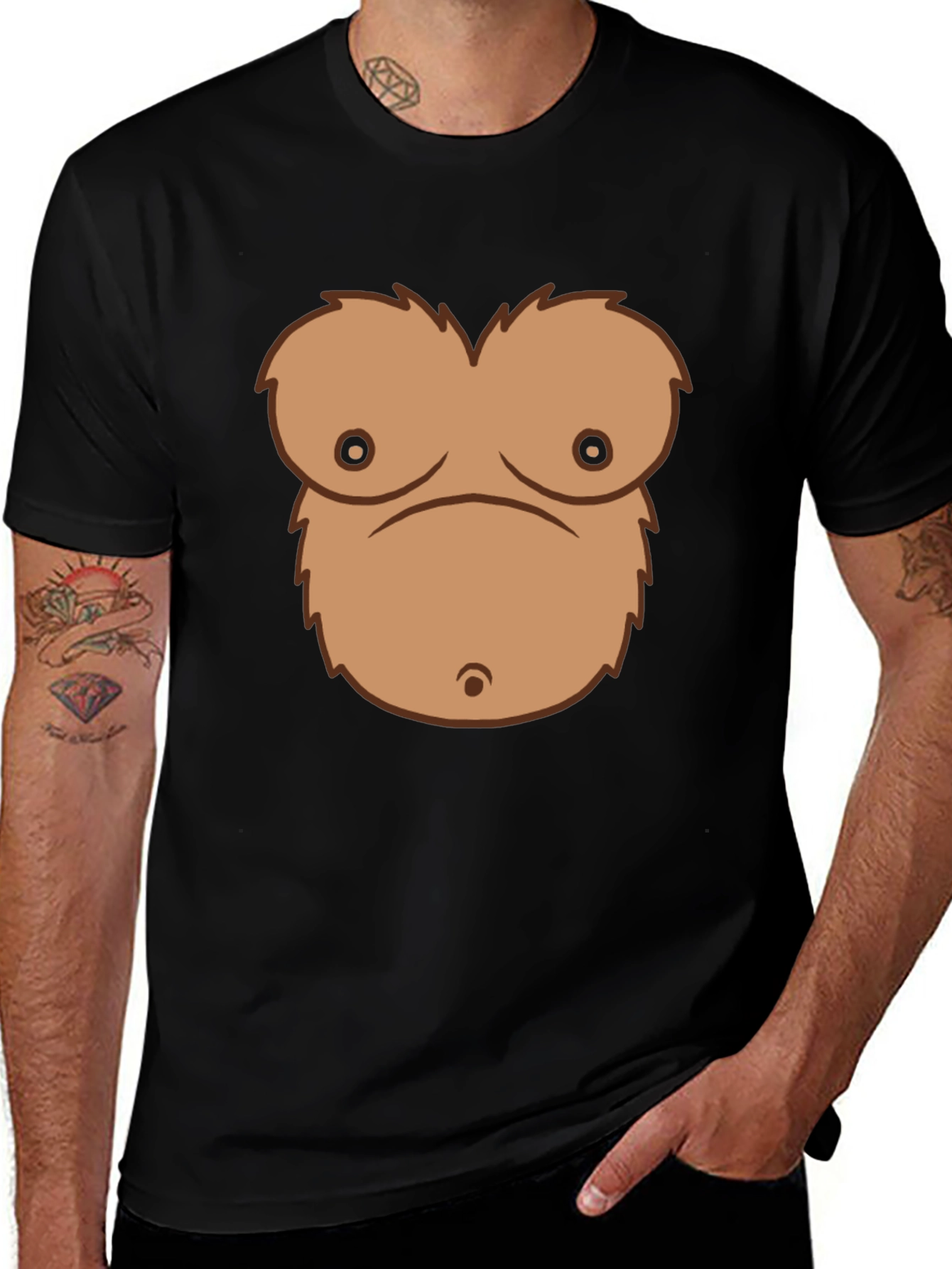 Funny Man Boobs T-Shirt - Gag Gift Tee