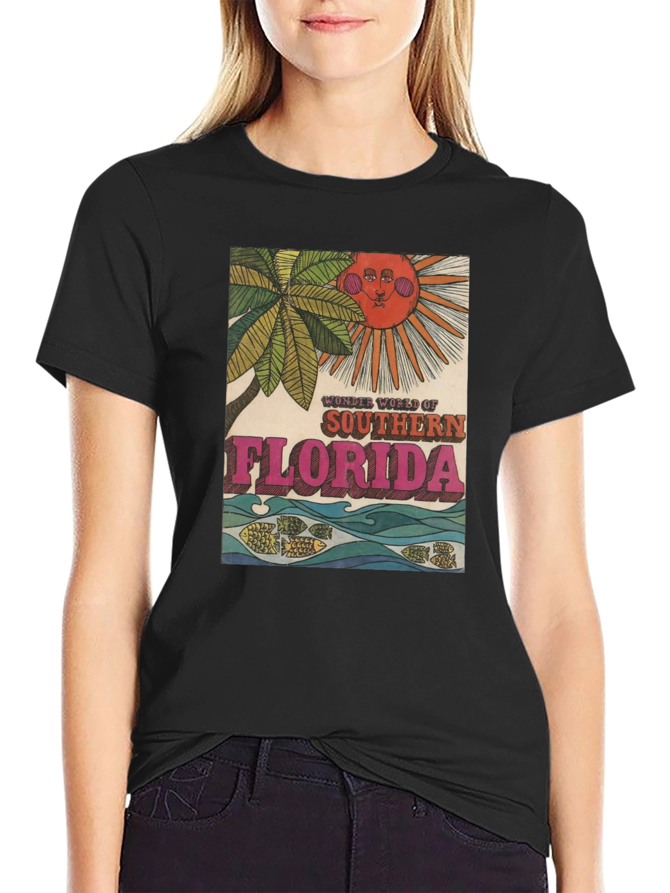 Southern Florida Graphic Tee - Retro Style