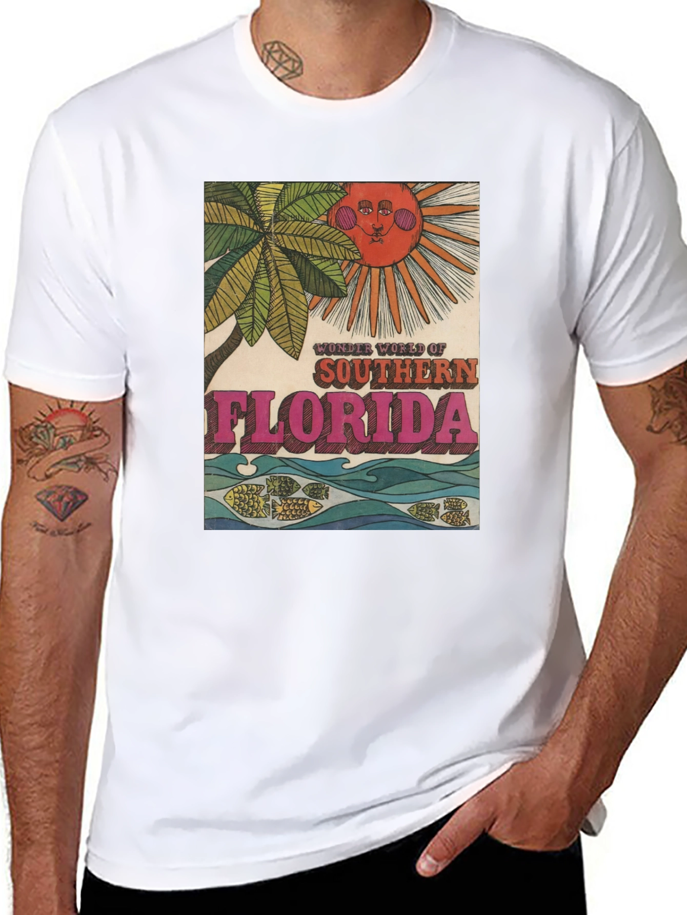 Southern Florida Graphic Tee - Retro Style