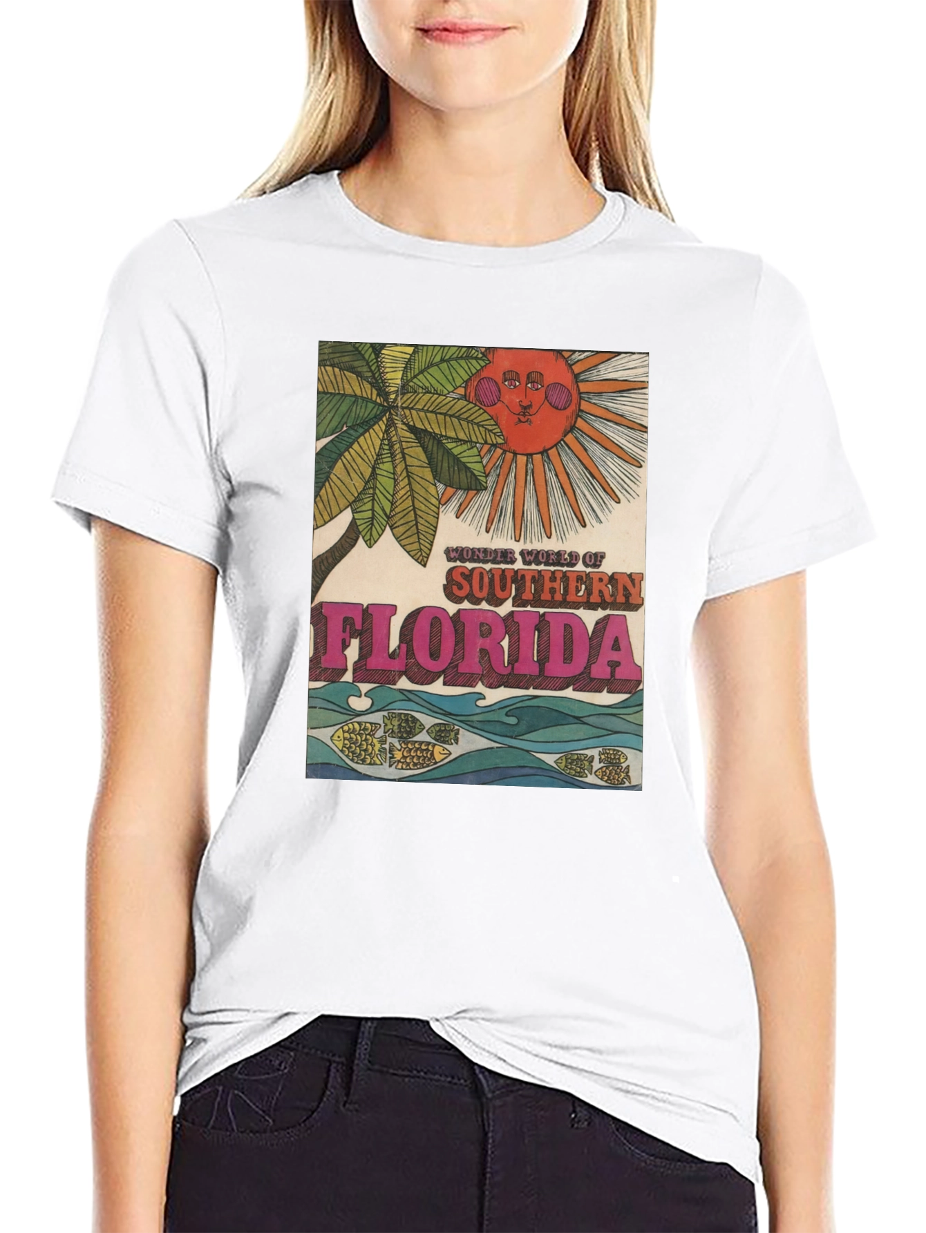Southern Florida Graphic Tee - Retro Style
