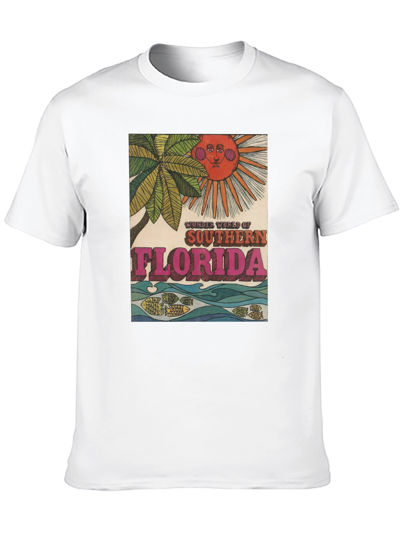 Southern Florida Graphic Tee - Retro Style