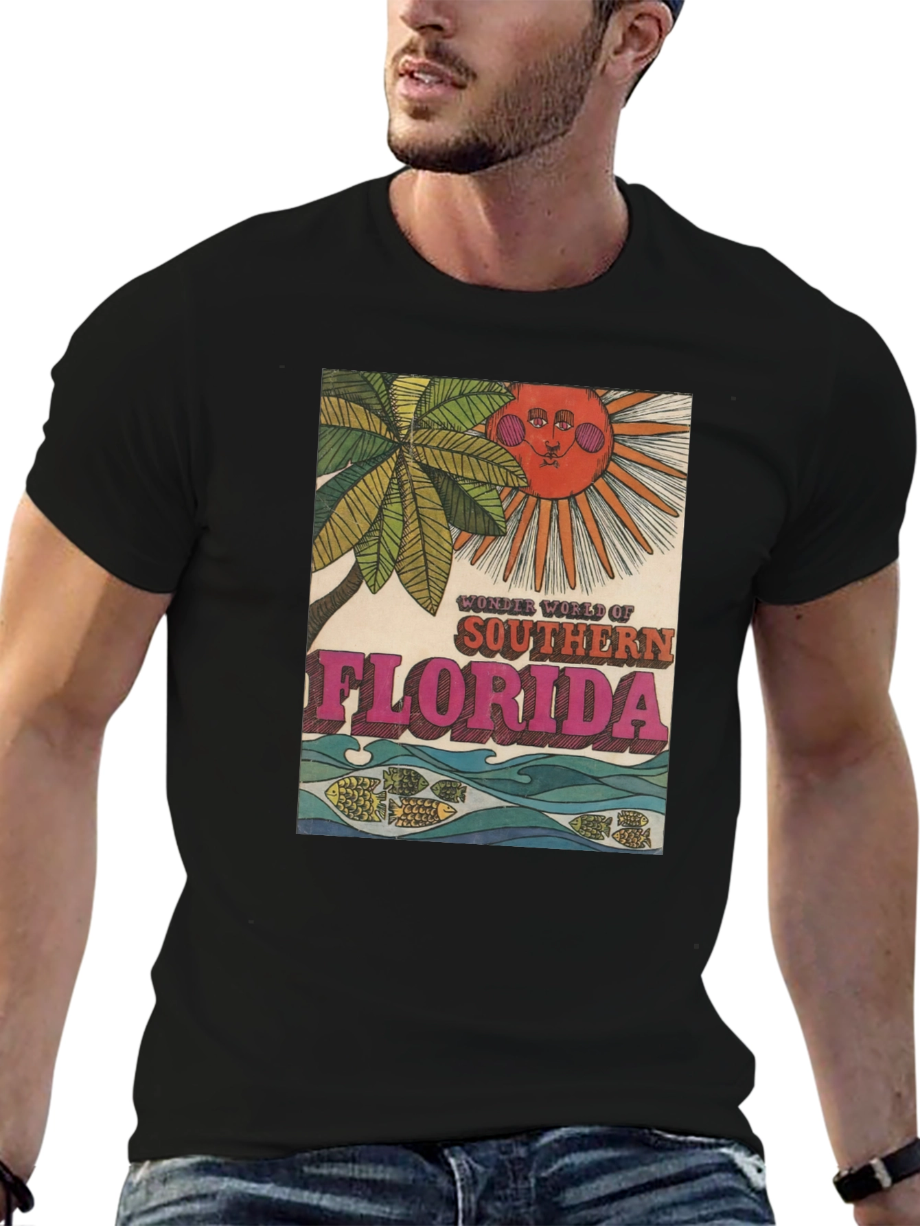 Southern Florida Graphic Tee - Retro Style