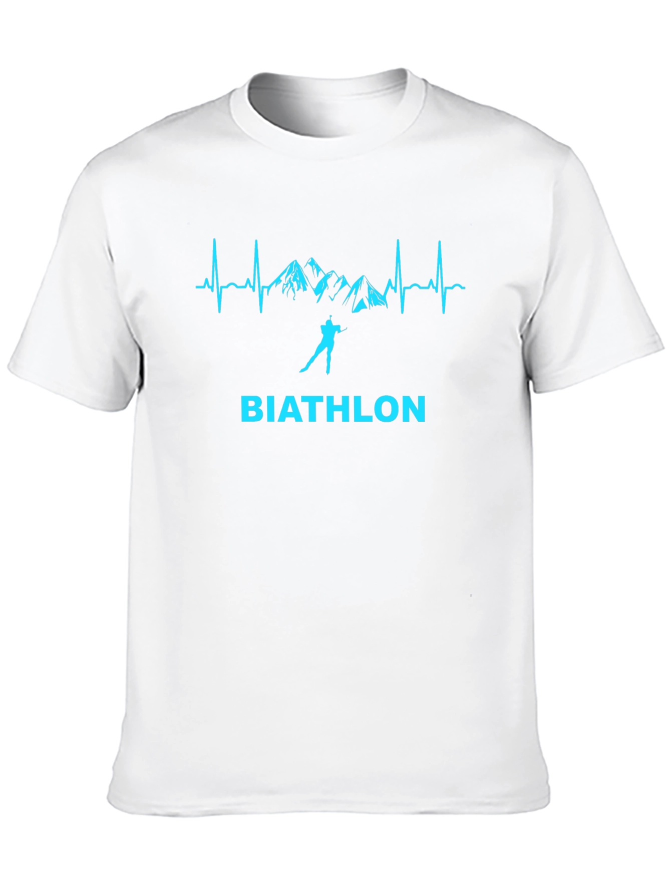 Biathlon Heartbeat Graphic Tee - Sport T-Shirt