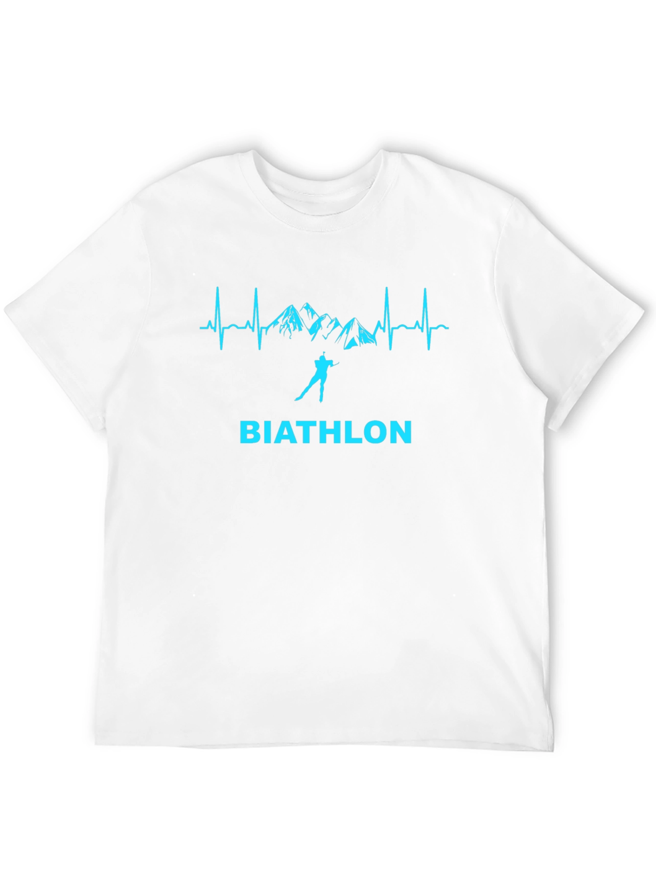 Biathlon Heartbeat Graphic Tee - Sport T-Shirt