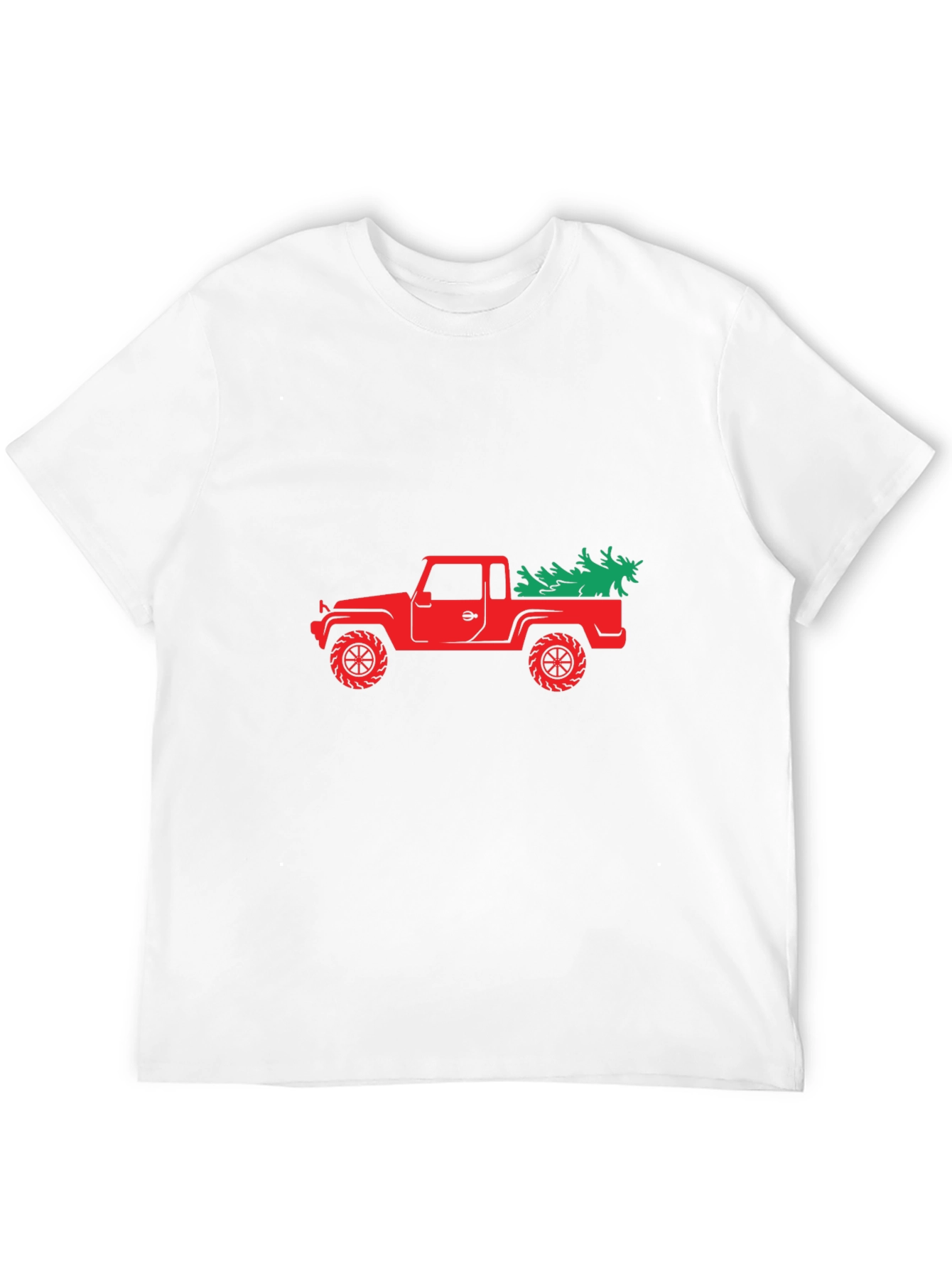 Red Truck Christmas Tree T-Shirt