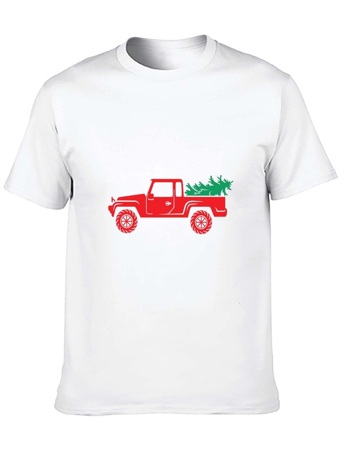 Red Truck Christmas Tree T-Shirt