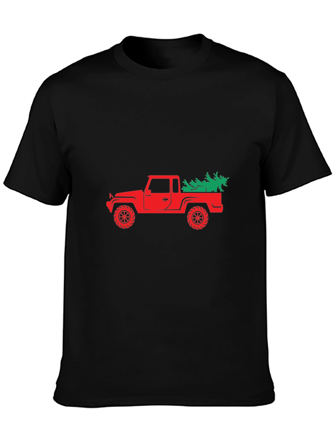 Red Truck Christmas Tree T-Shirt