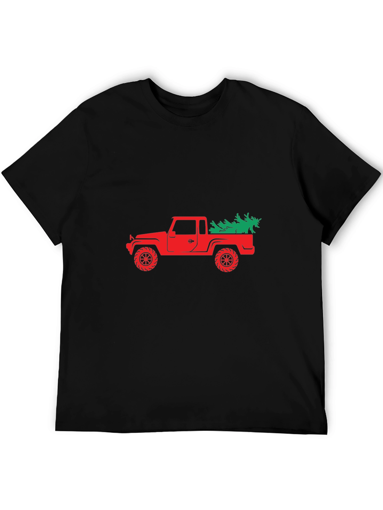 Red Truck Christmas Tree T-Shirt