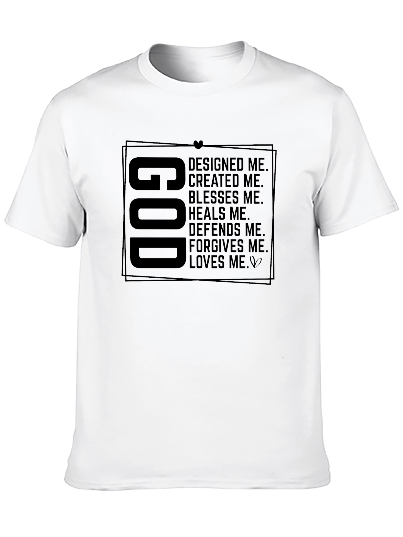 God Designed Me Graphic Tee - Religious Inspired Shirt