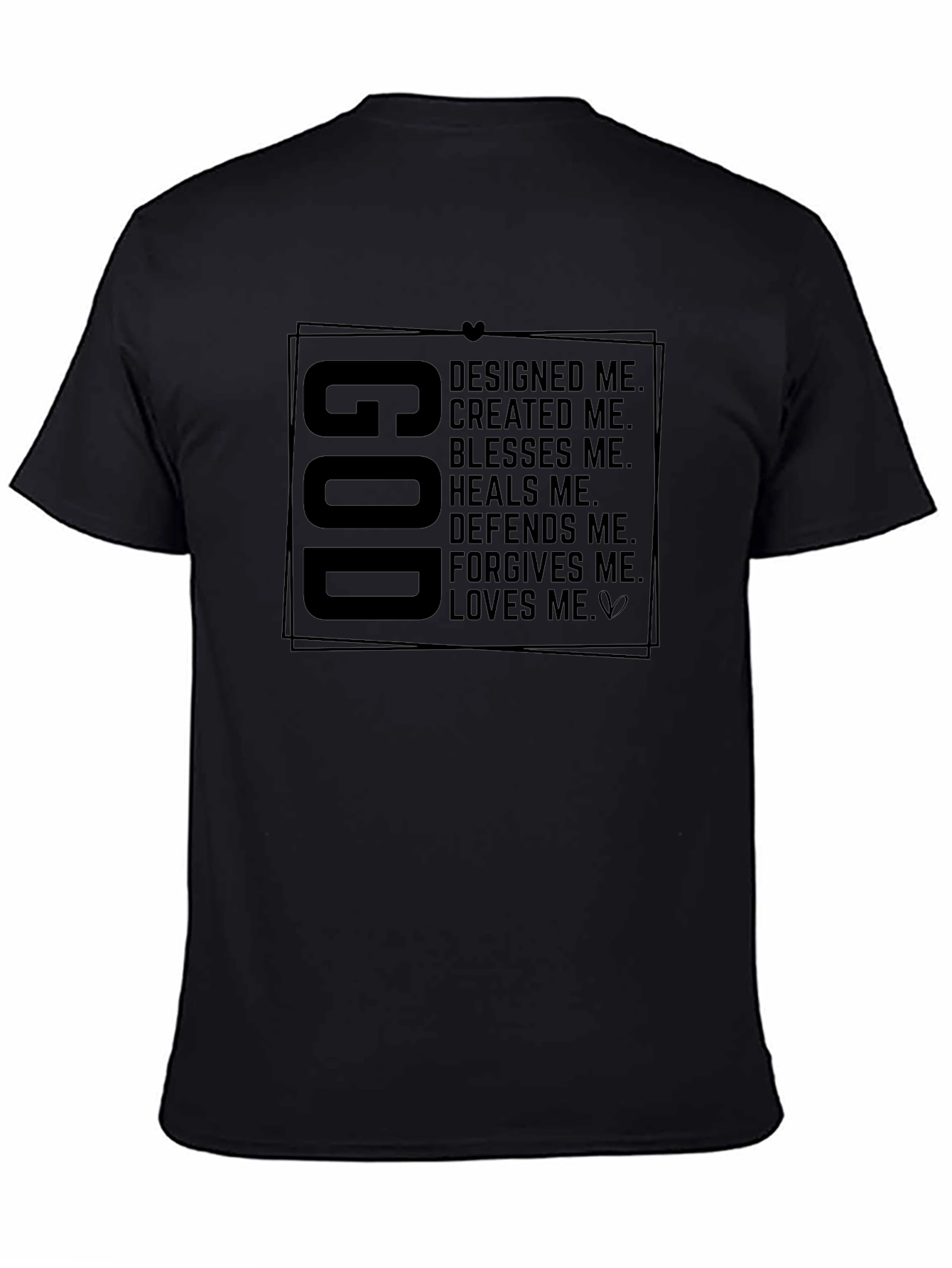 God Designed Me Graphic Tee - Religious Inspired Shirt