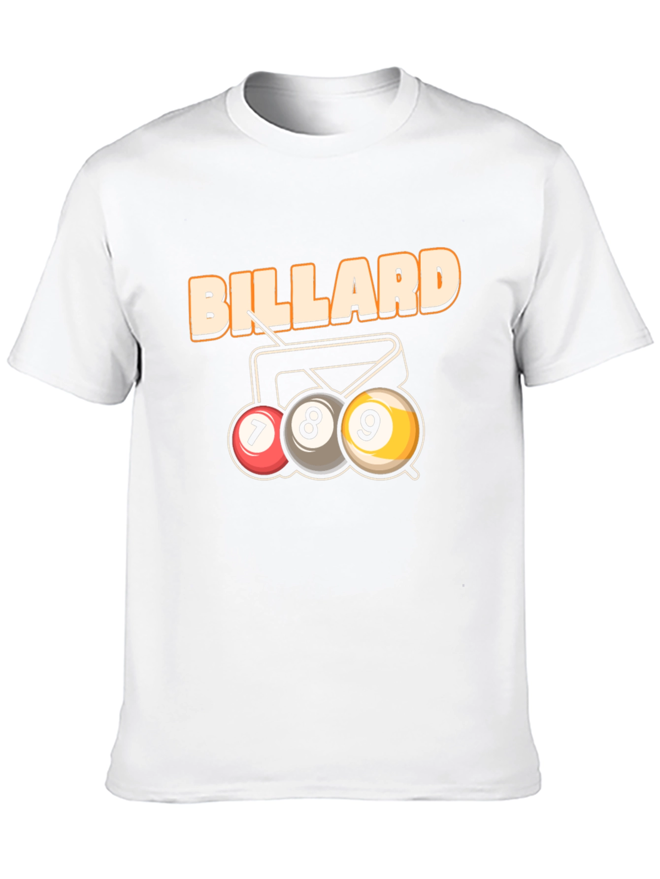 Billiard T-Shirt - 7 8 9 Ball Design