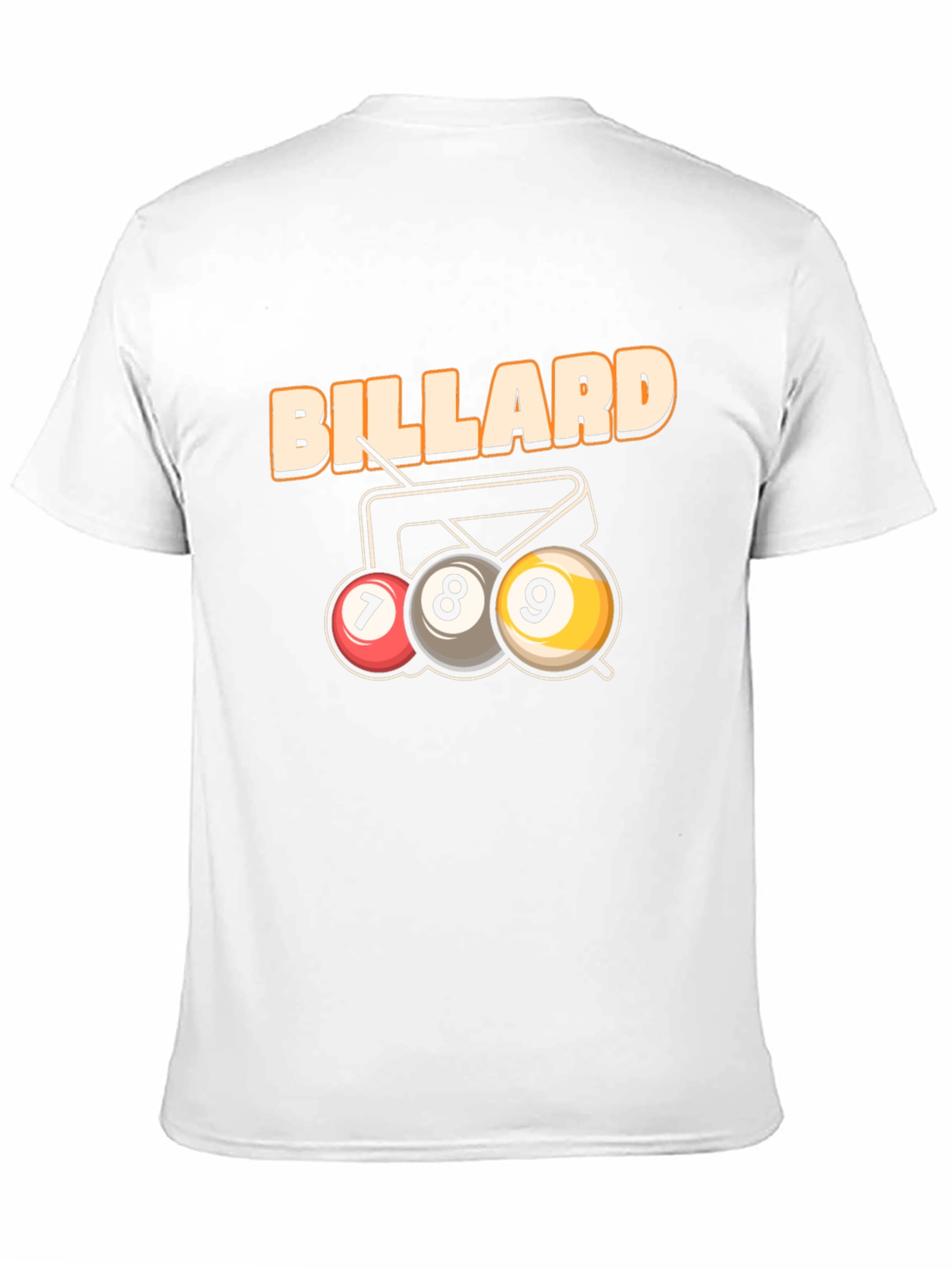 Billiard T-Shirt - 7 8 9 Ball Design