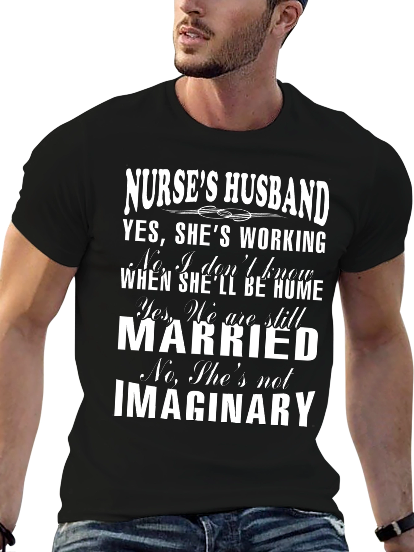 Nurses Husband Graphic T-Shirt