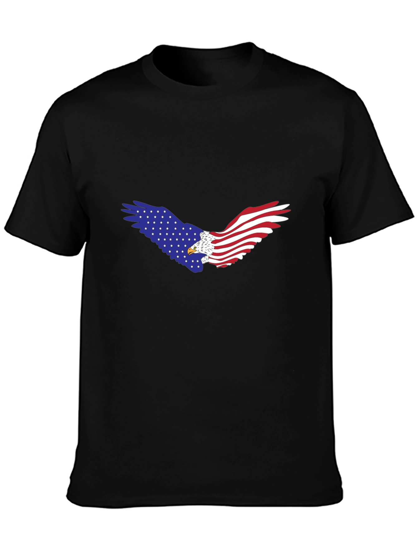 American Flag Eagle Graphic T-Shirt