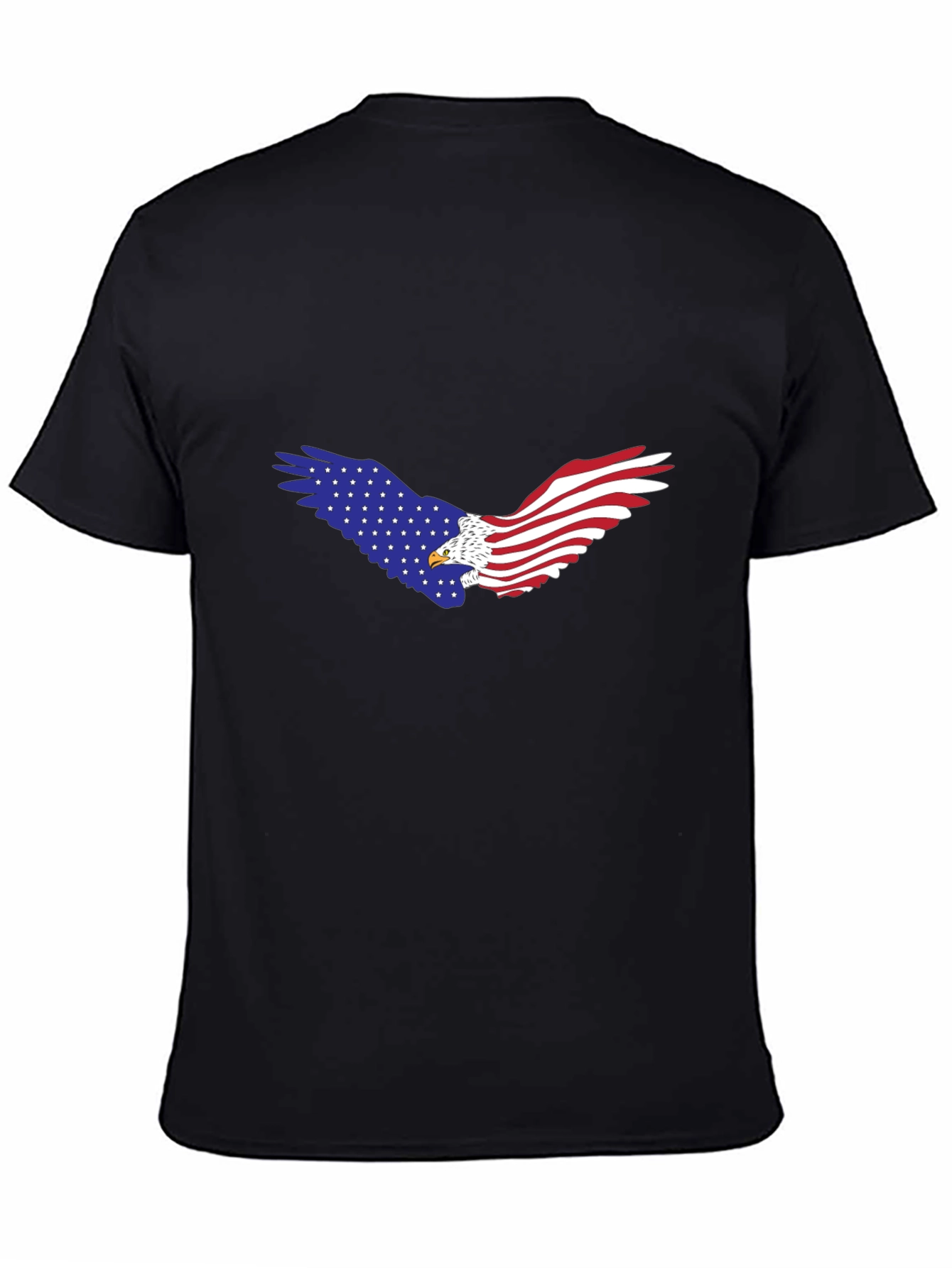 American Flag Eagle Graphic T-Shirt