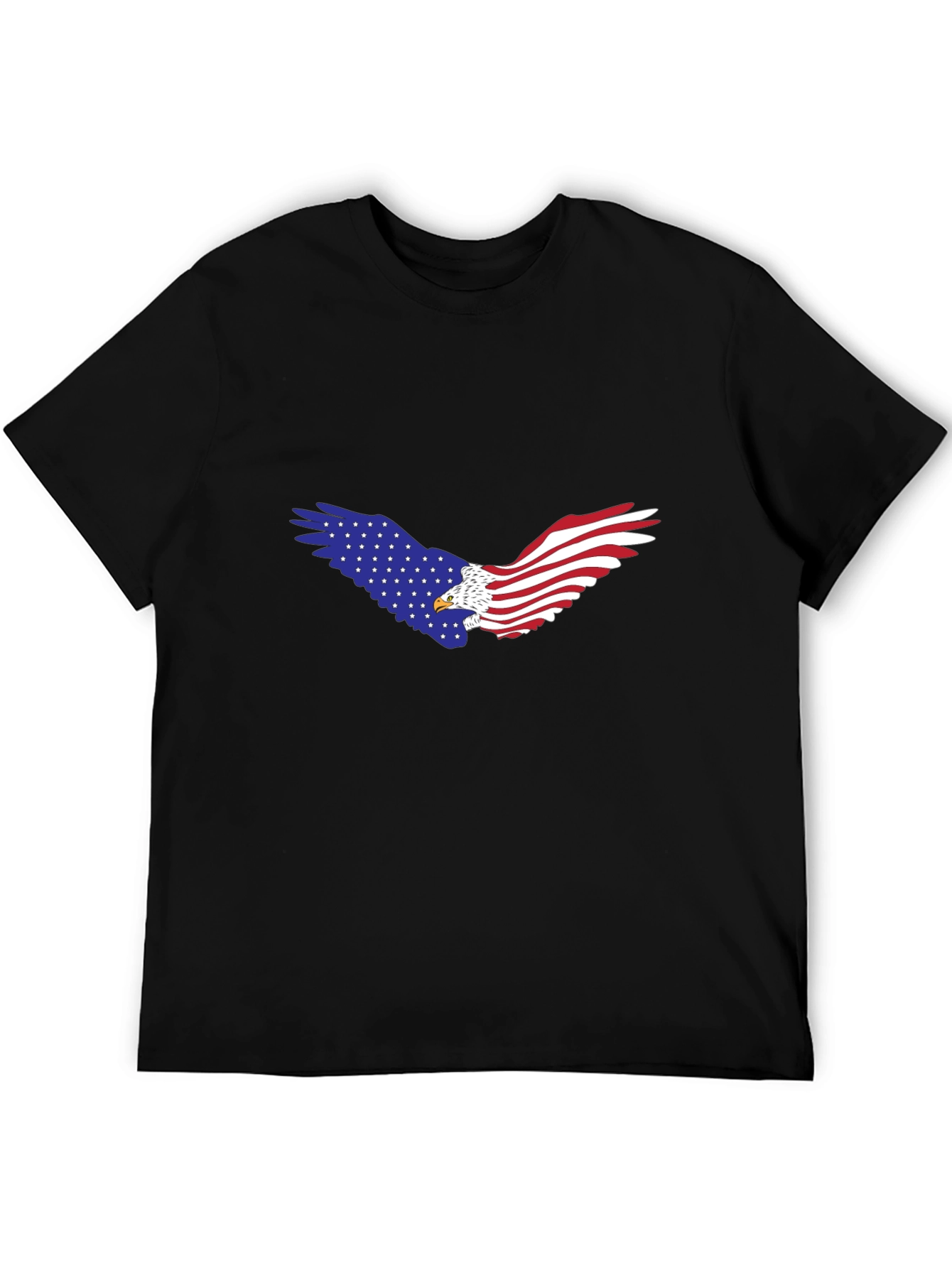 American Flag Eagle Graphic T-Shirt