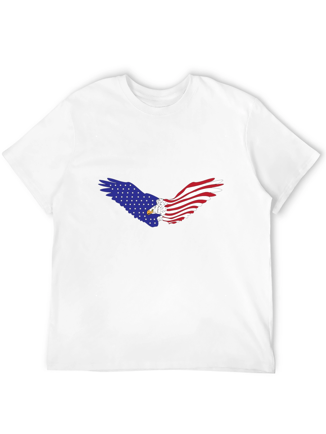 American Flag Eagle Graphic T-Shirt