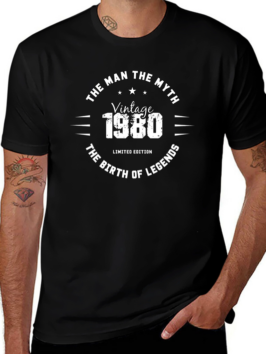 Vintage 1980 T-Shirt - The Man The Myth The Legend