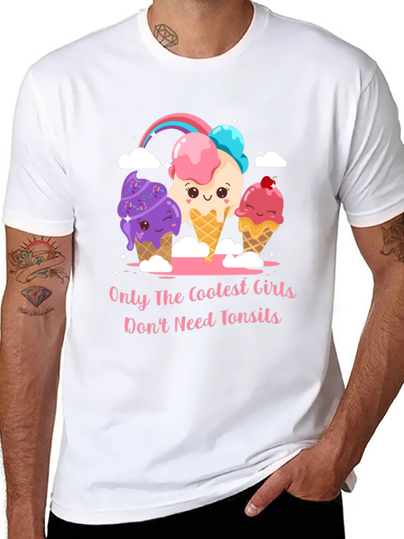 Coolest Girls Dont Need Tonsils Tee