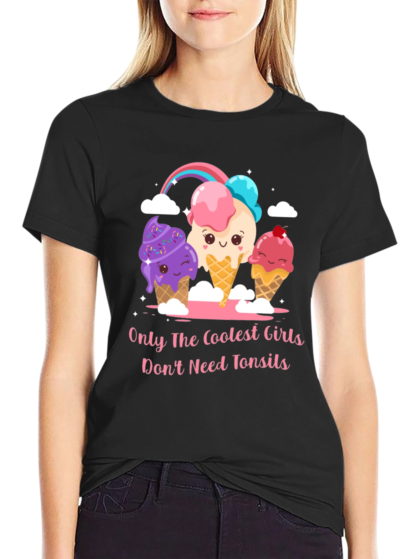 Coolest Girls Dont Need Tonsils Tee