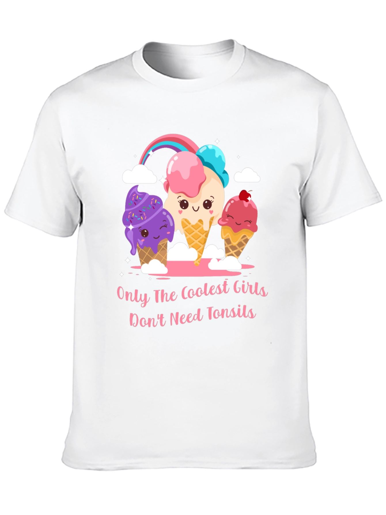 Coolest Girls Dont Need Tonsils Tee