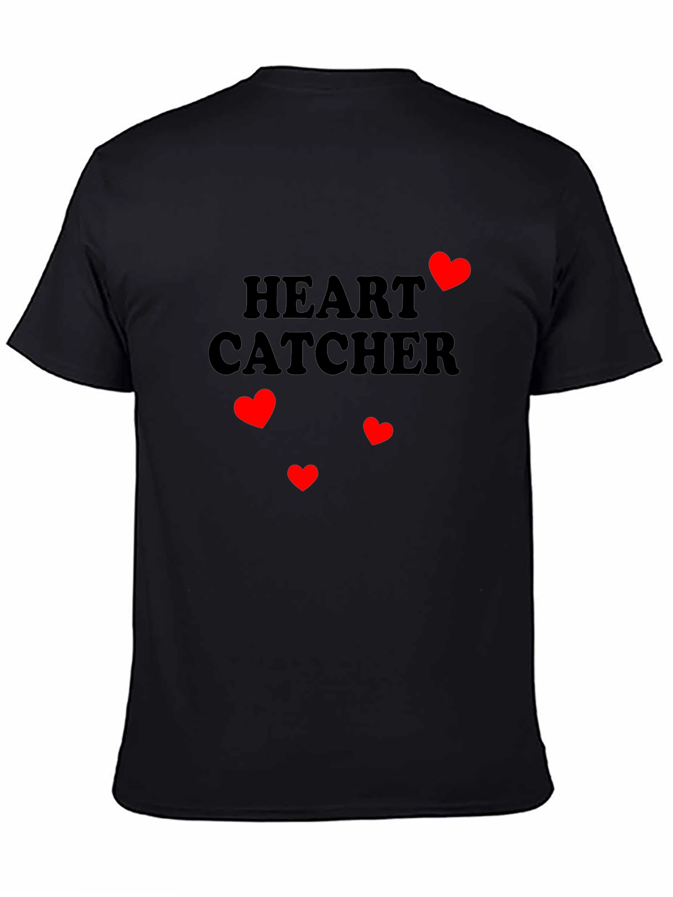 Heart Catcher Black Graphic Tee