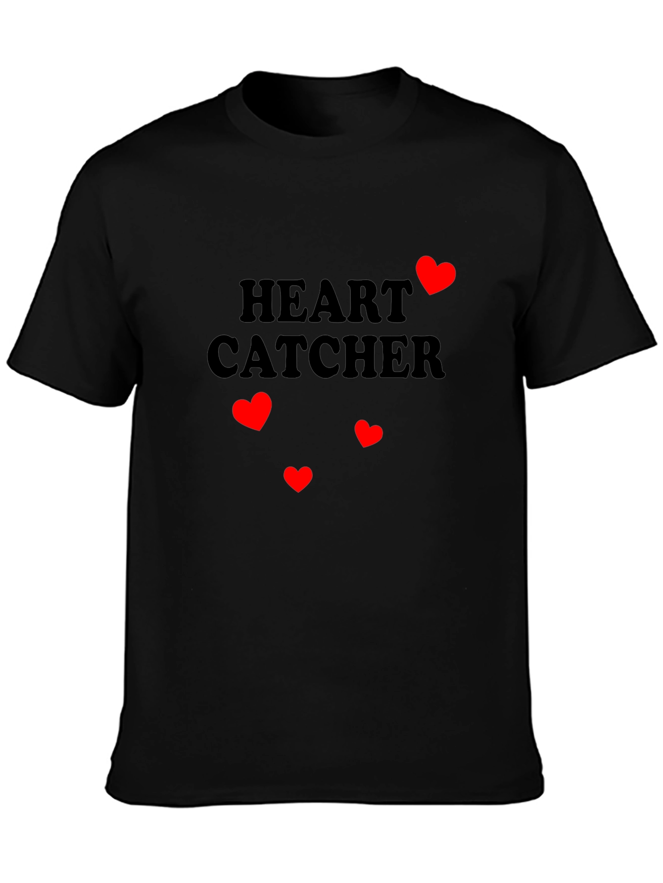 Heart Catcher Black Graphic Tee