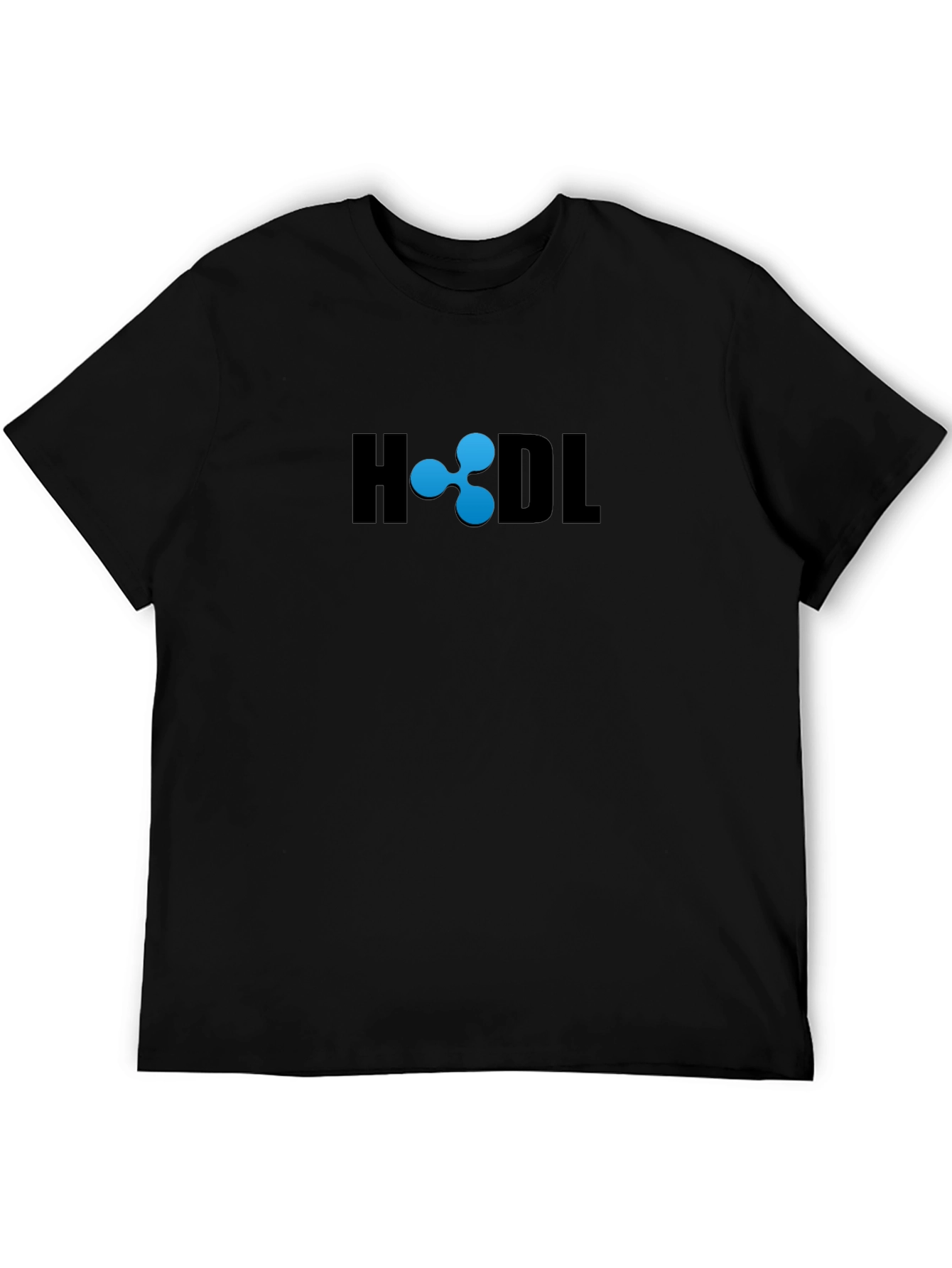 HODL Ripple XRP Cryptocurrency Black T-Shirt