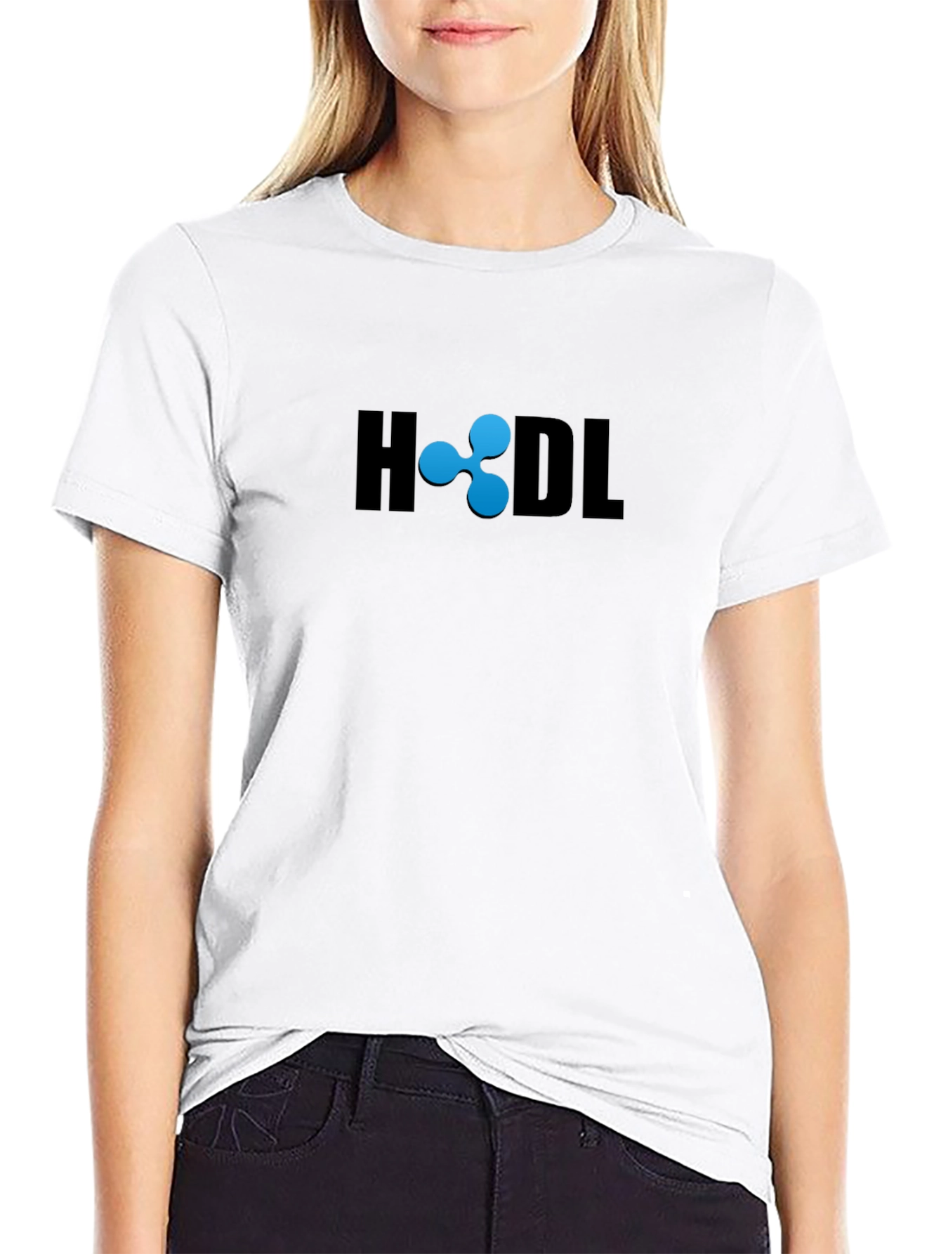 HODL Ripple XRP Cryptocurrency Black T-Shirt