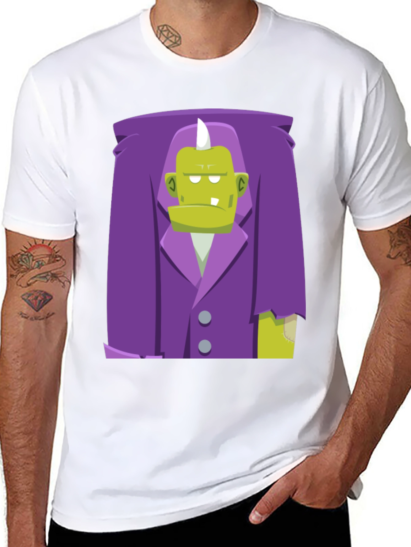 Frankenstein Graphic Tee - Halloween Costume Shirt