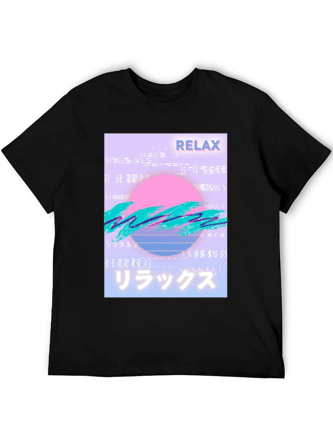 Relax Vaporwave Graphic T-Shirt - Trendy Casual Wear