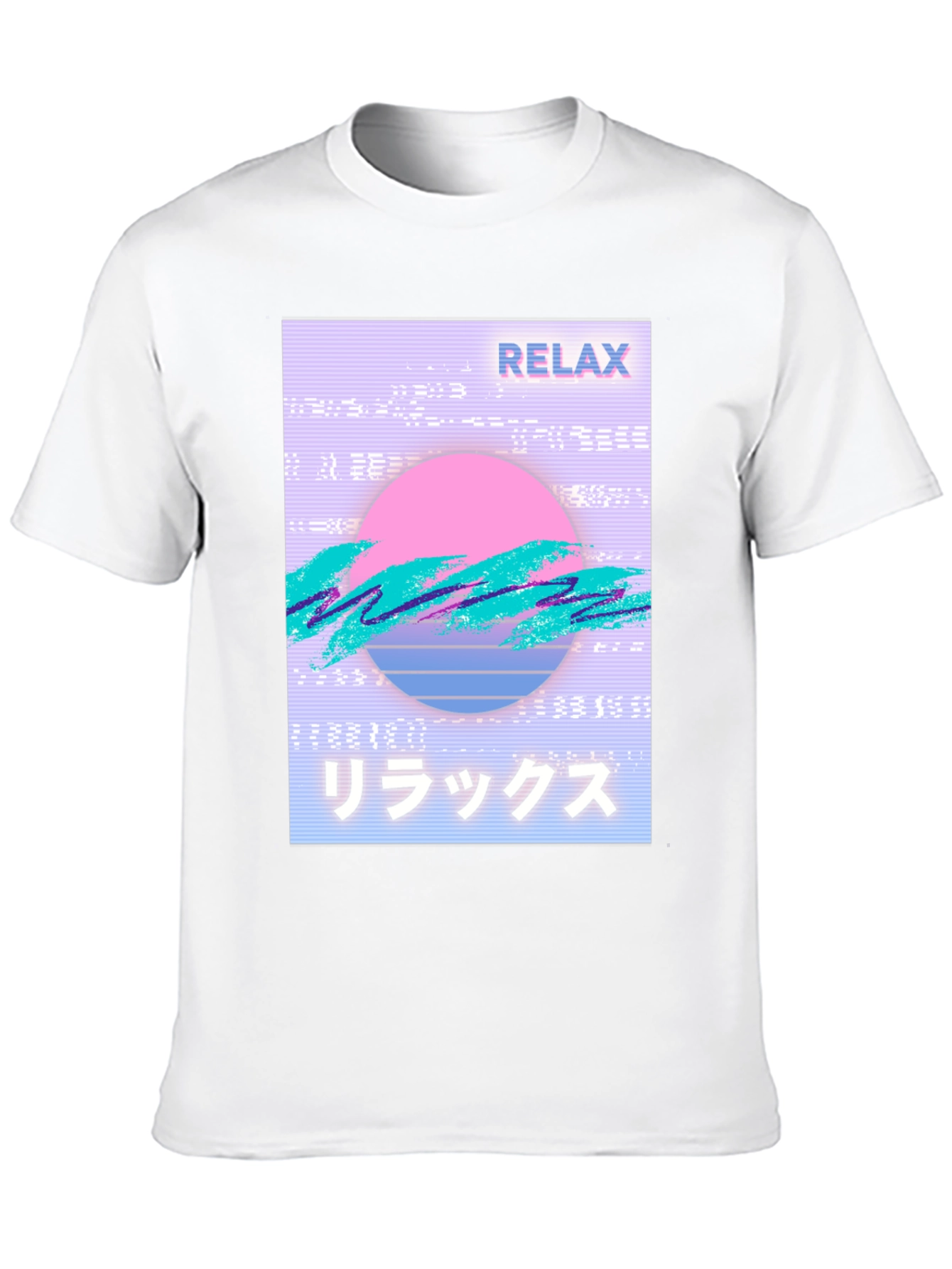 Relax Vaporwave Graphic T-Shirt - Trendy Casual Wear