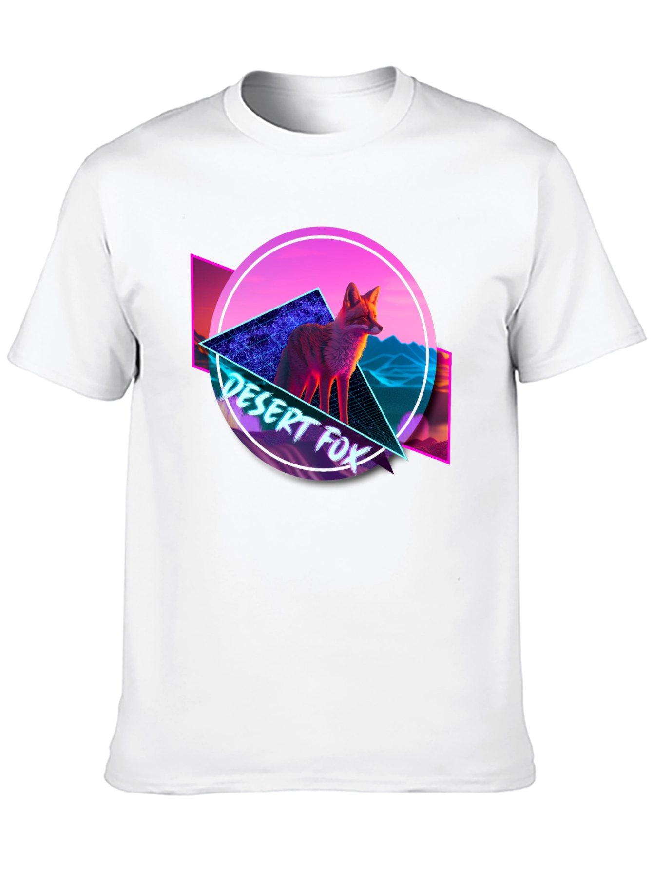 Retro Desert Fox Graphic T-Shirt
