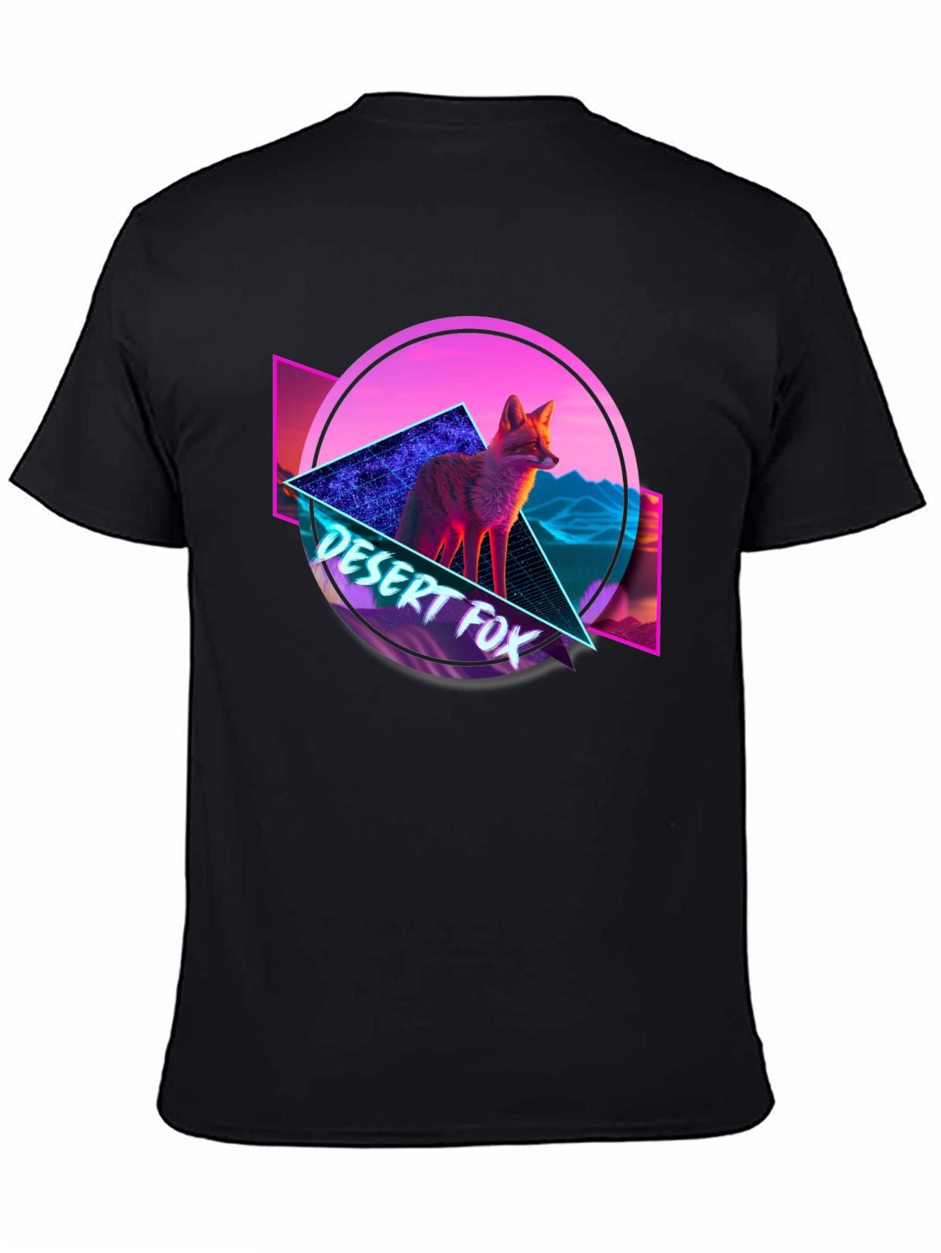 Retro Desert Fox Graphic T-Shirt