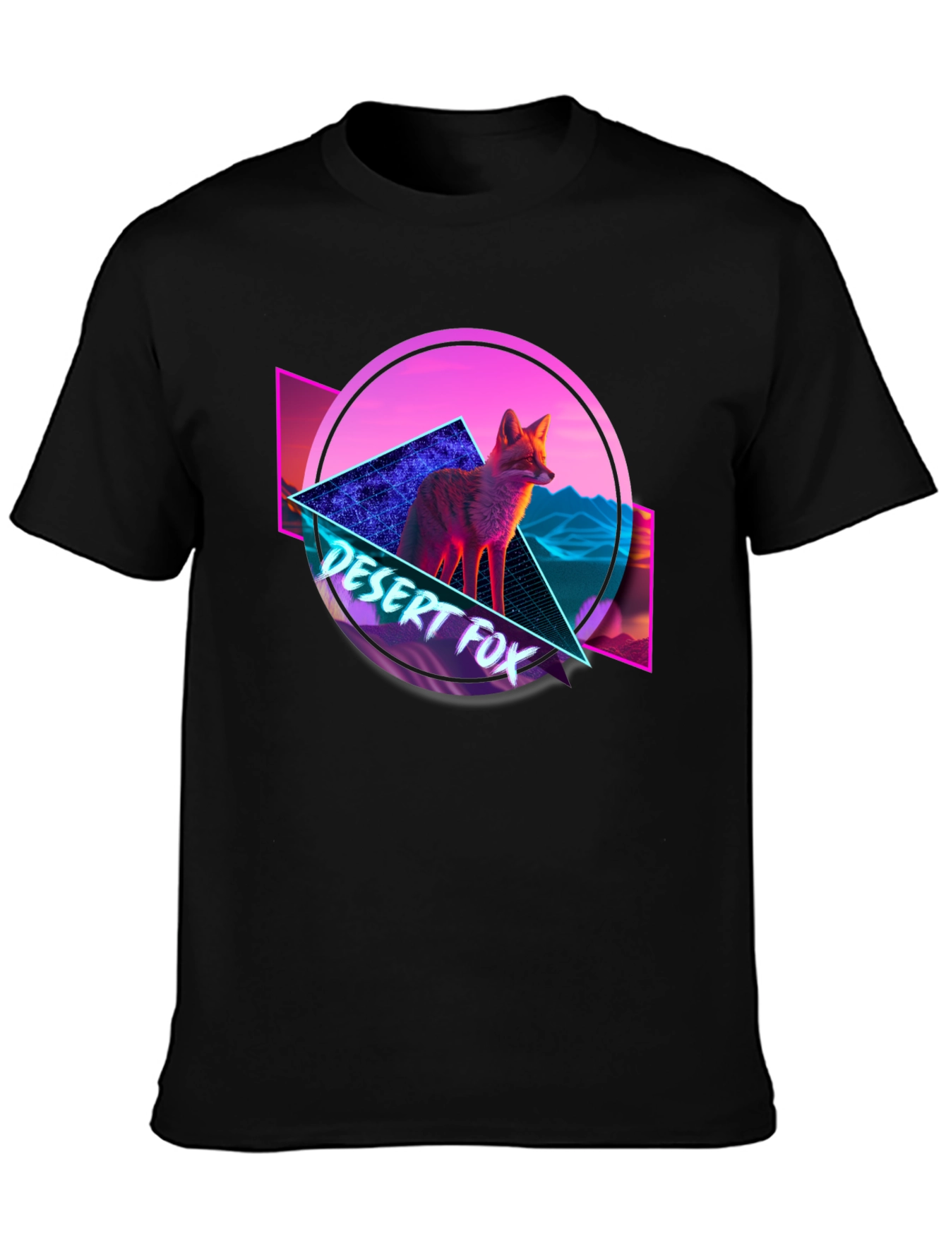 Retro Desert Fox Graphic T-Shirt
