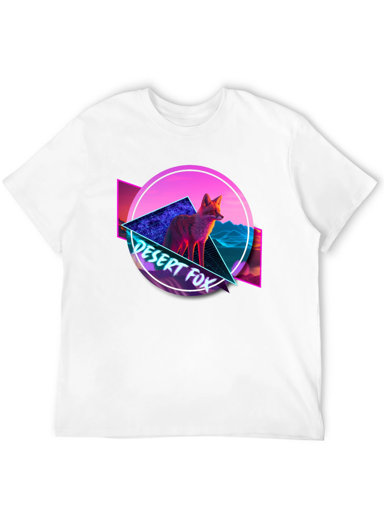 Retro Desert Fox Graphic T-Shirt
