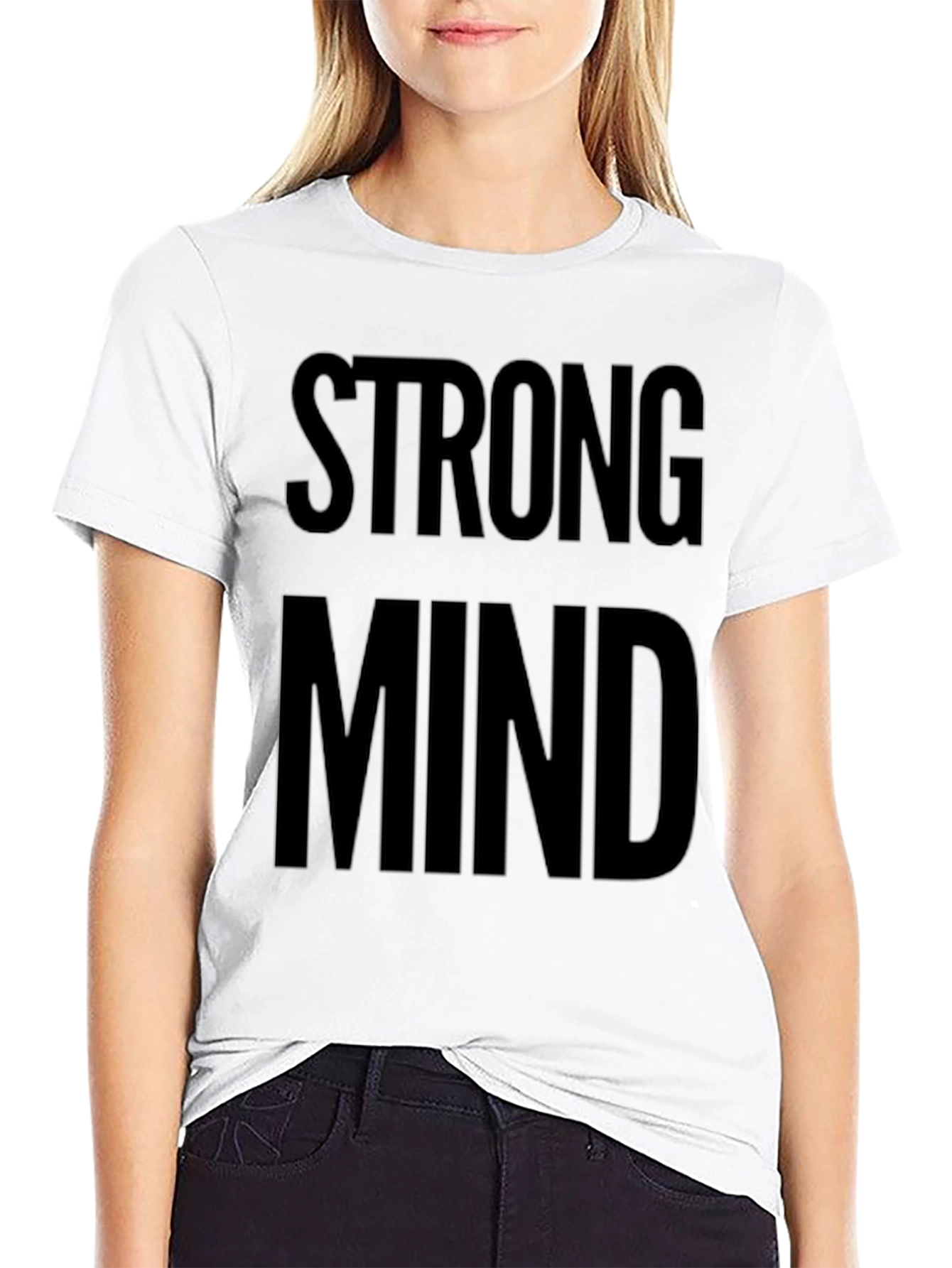 Strong Mind Graphic Tee - Bold Statement Shirt