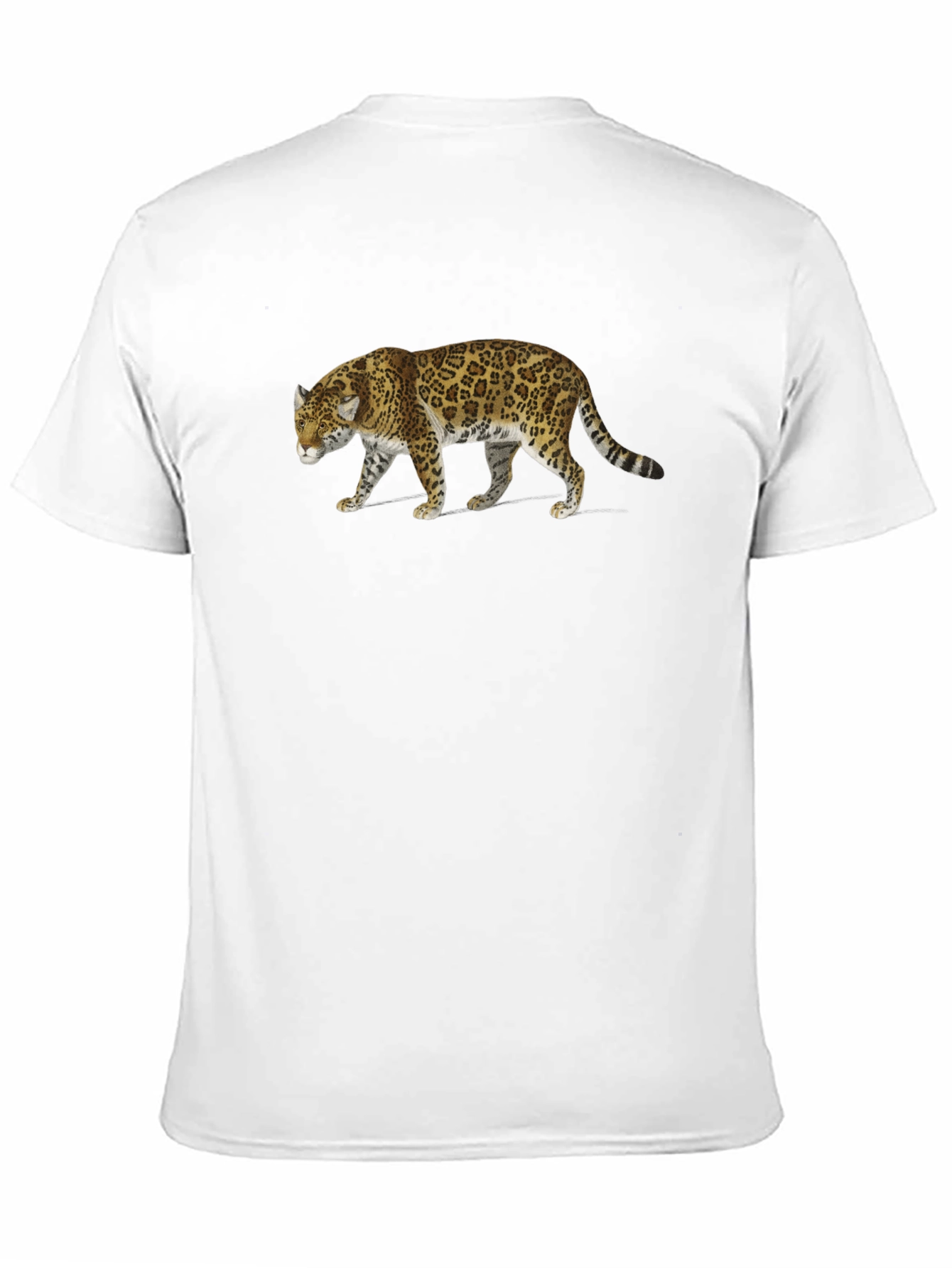 Black T-Shirt with Jaguar Graphic