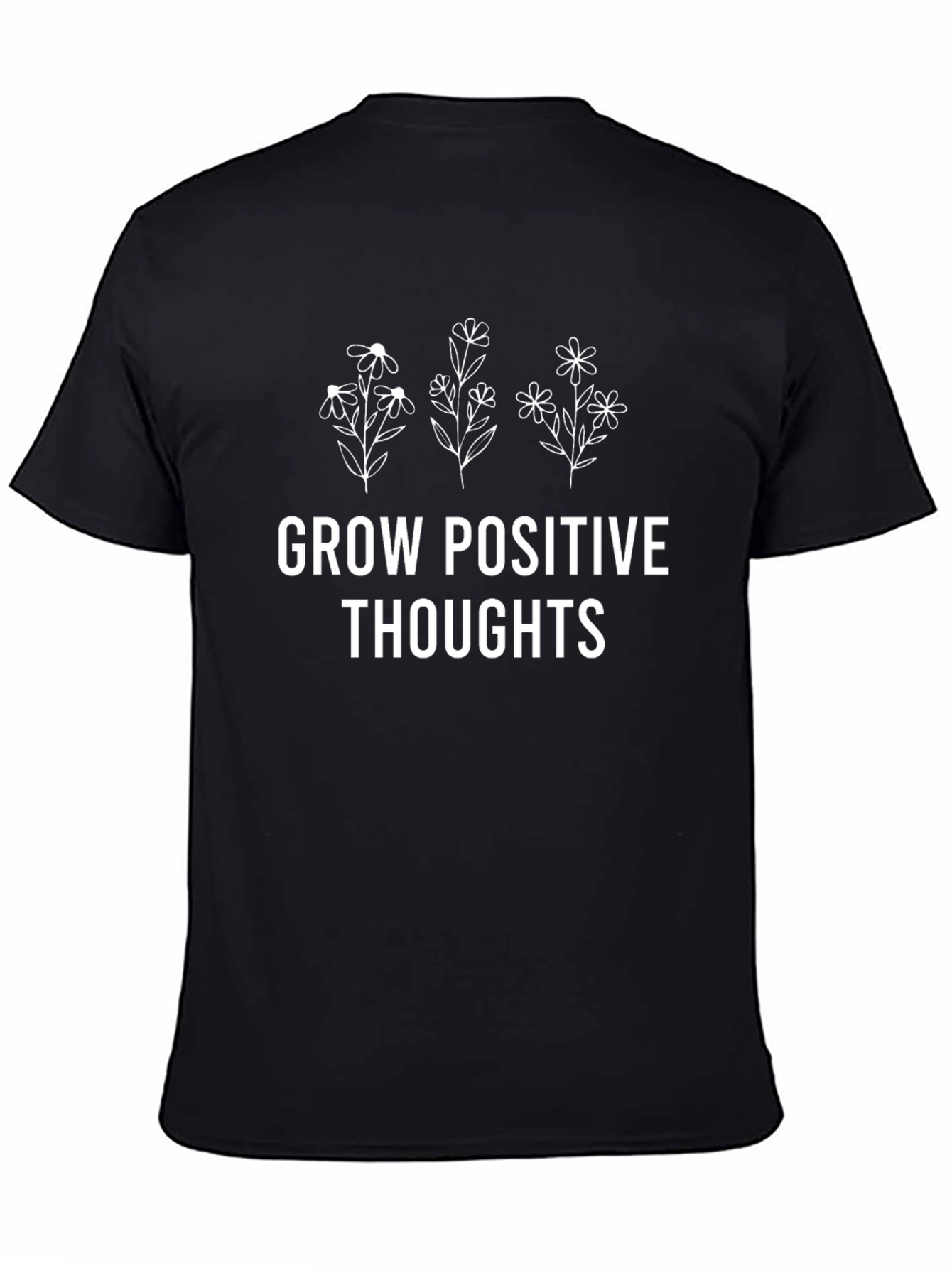 Grow Positive Thoughts Graphic Tee