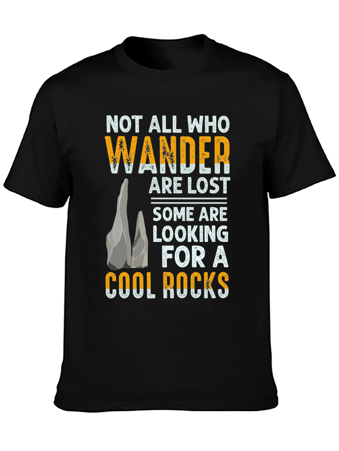 Wanderers Cool Rocks T-Shirt - Adventure Awaits!